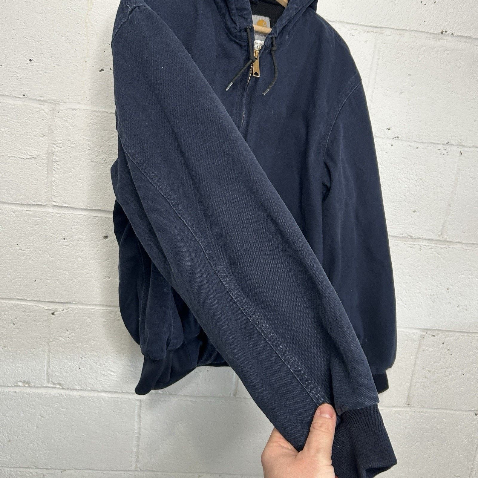 Carhartt Vintage Carhartt Thermal-Lined Active Jacket “Navy” J211 DNY Size US L / EU 52-54 / 3 - 7 Thumbnail