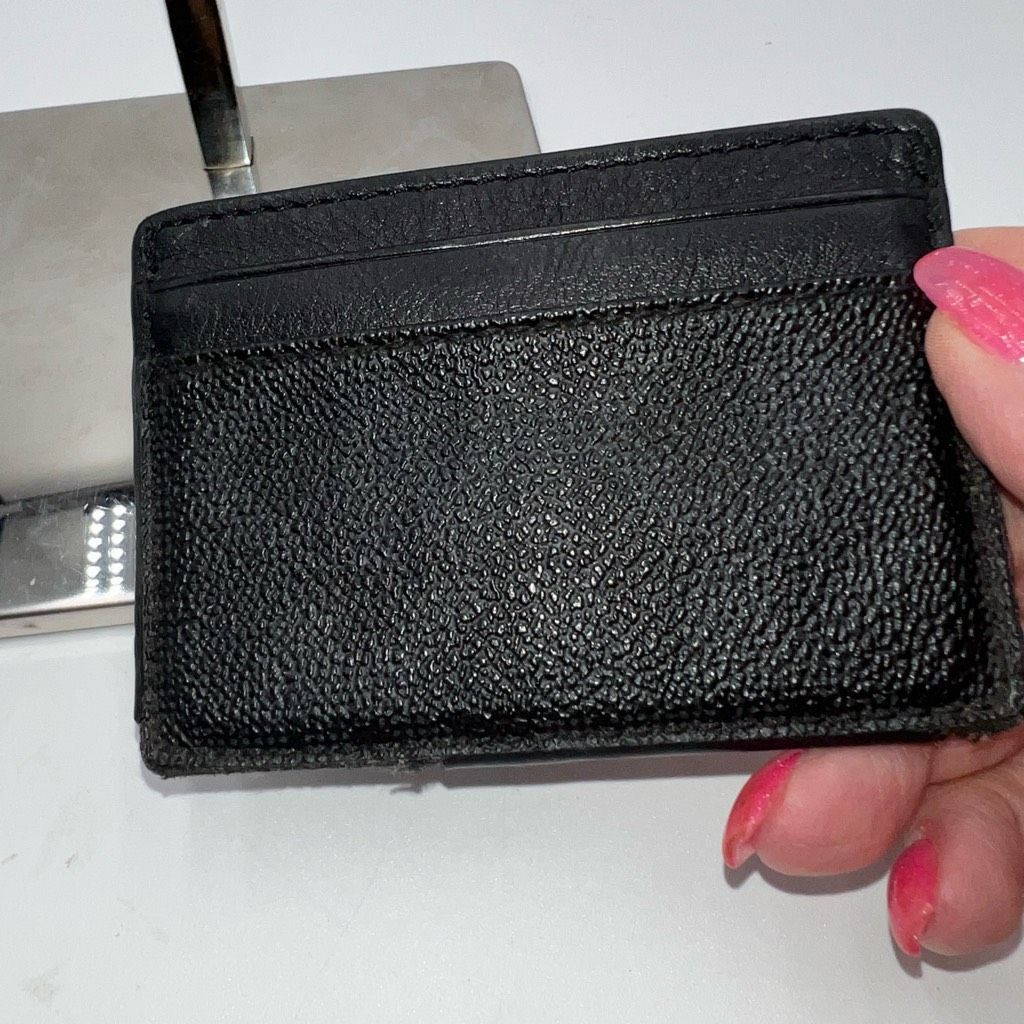 Michael Kors Michael Kors Black Leather Card Case Size ONE SIZE - 3 Thumbnail