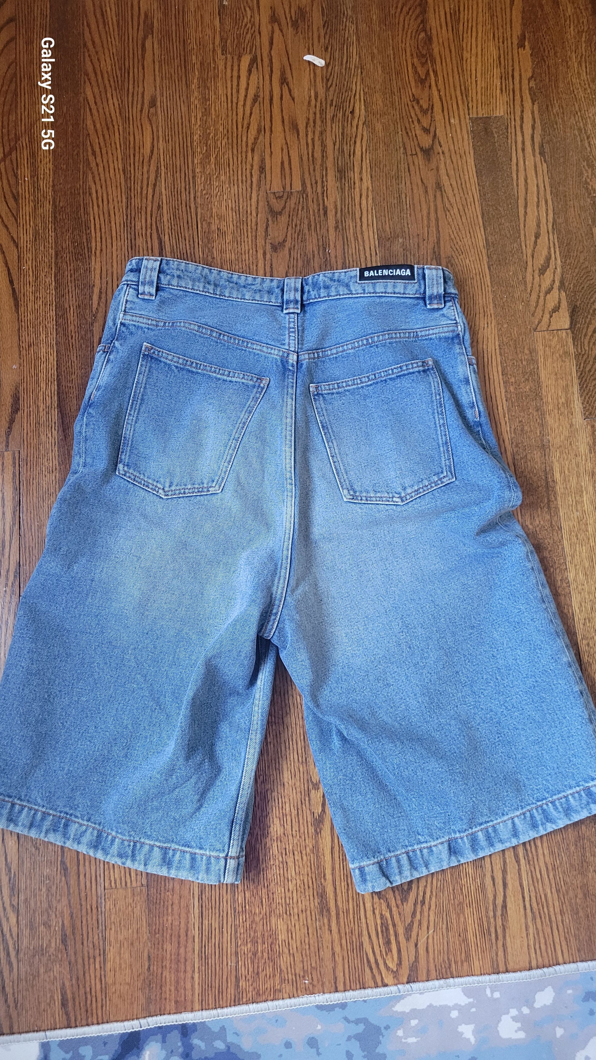 Balenciaga Baggy Skater Jorts Size US 30 / EU 46 - 4 Thumbnail
