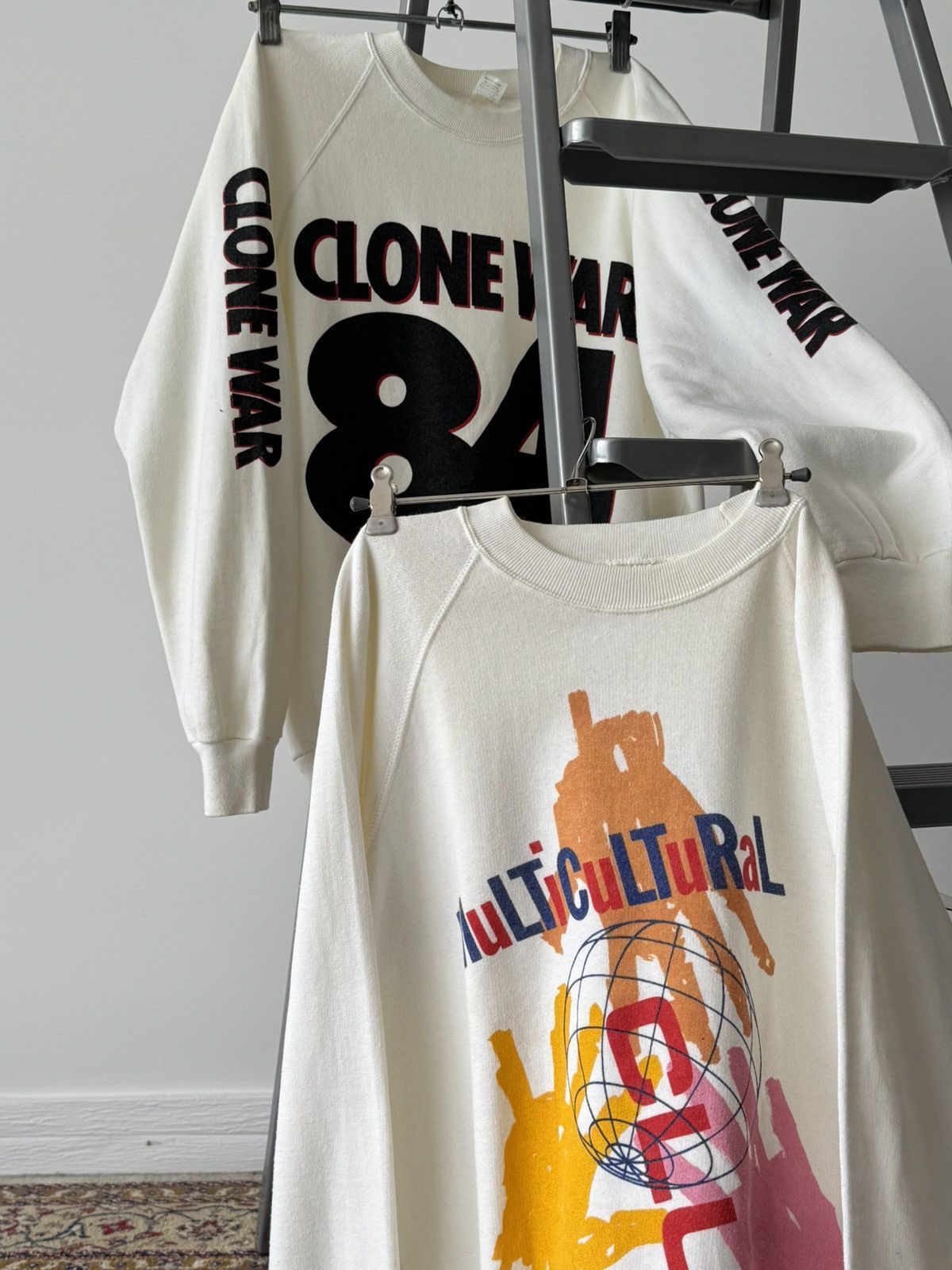 Vintage 80s Culture Club ‘Multicultural’ War Band Sweatshirt