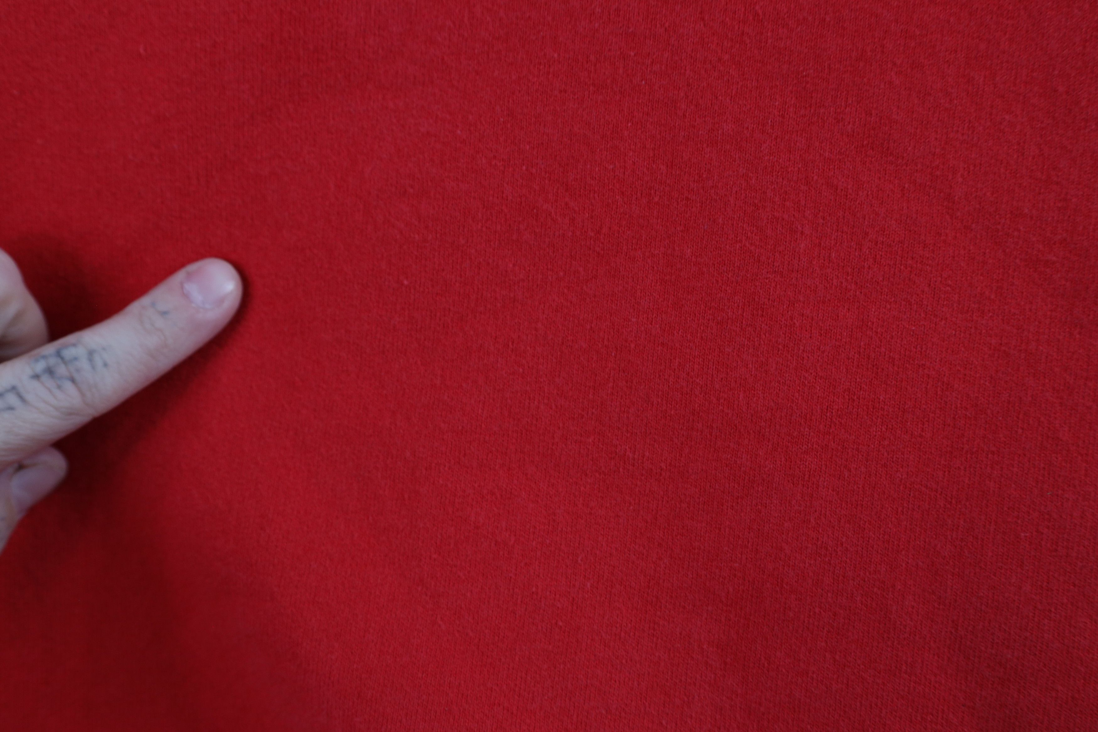 Champion × Vintage Vintage 90s Champion Classic Logo Crewneck Sweatshirt Red Size US L / EU 52-54 / 3 - 5 Thumbnail