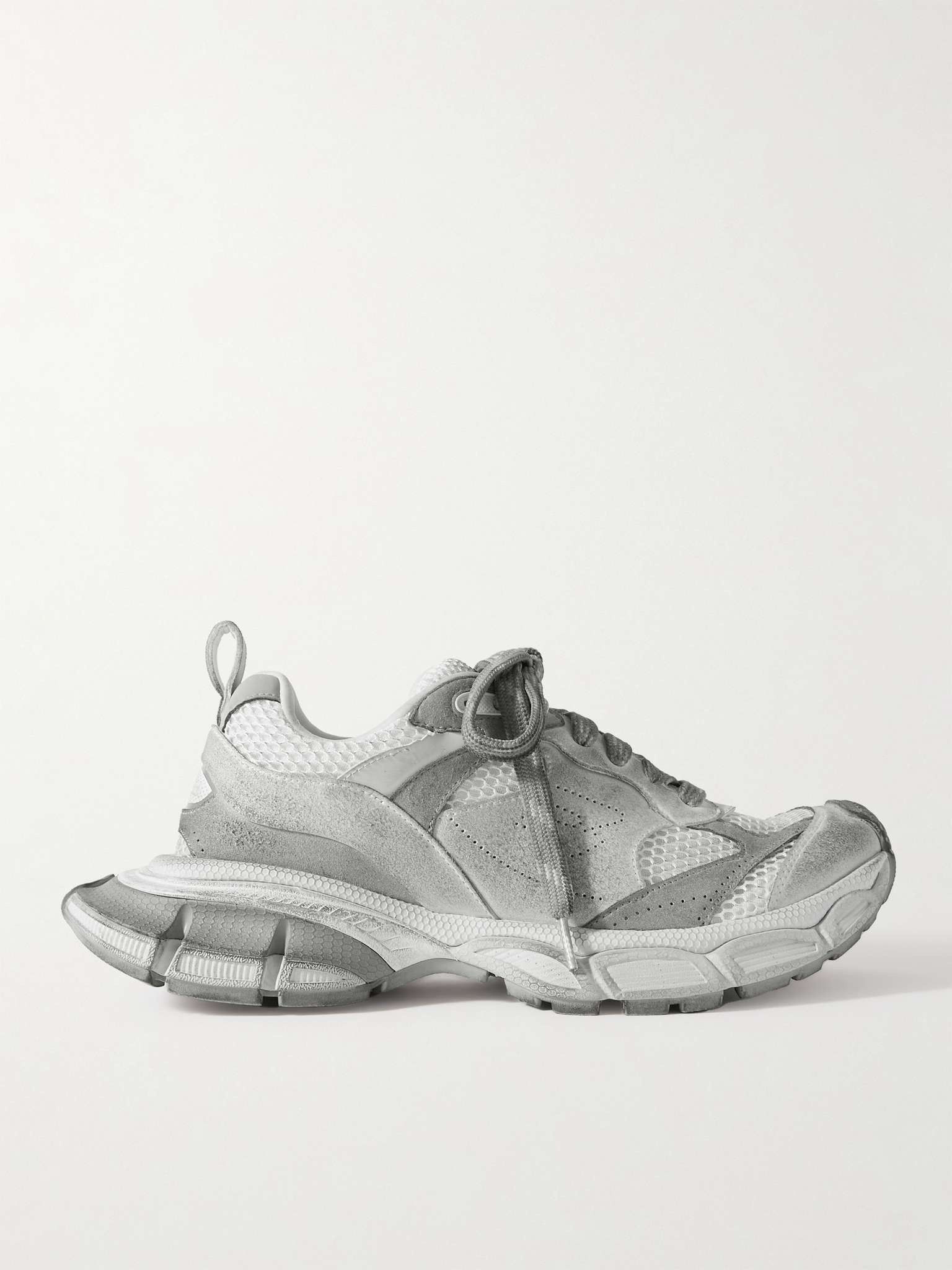 Balenciaga 3XL Mesh Sneakers worn out white Size US 12 / EU 45 - 1 Thumbnail