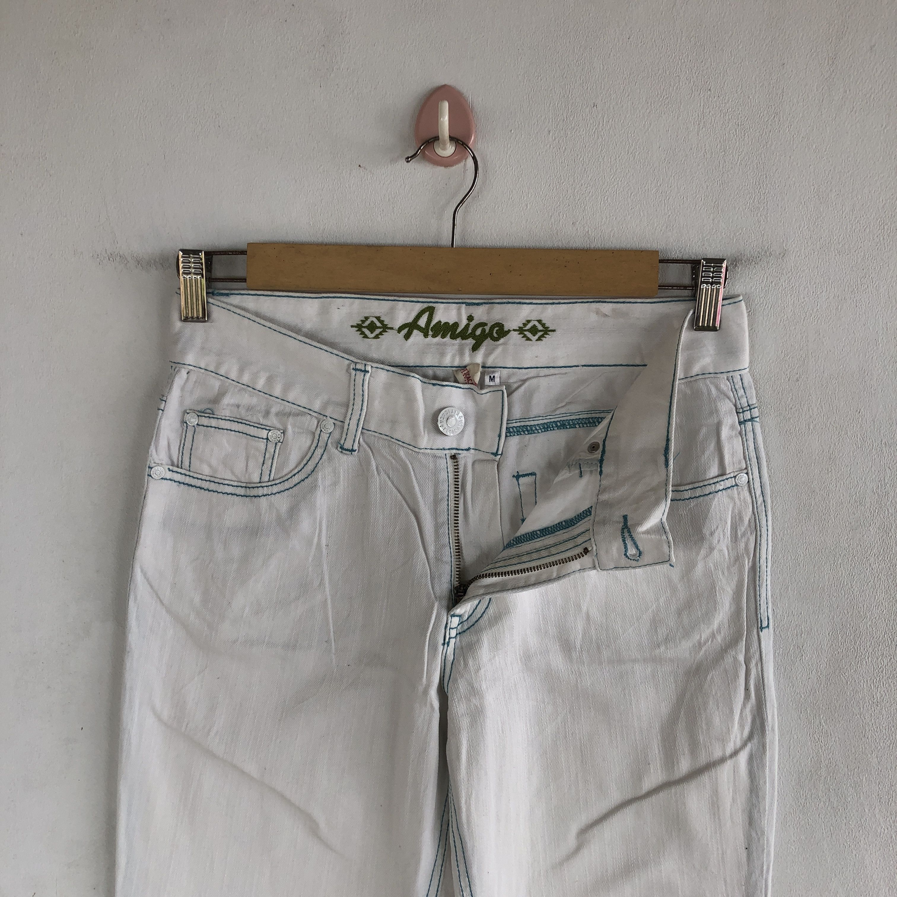 Japanese Brand Vintage Japanese Jeans Titicaca Amigo Denim Pants Size 28" / US 6 / IT 42 - 6 Thumbnail