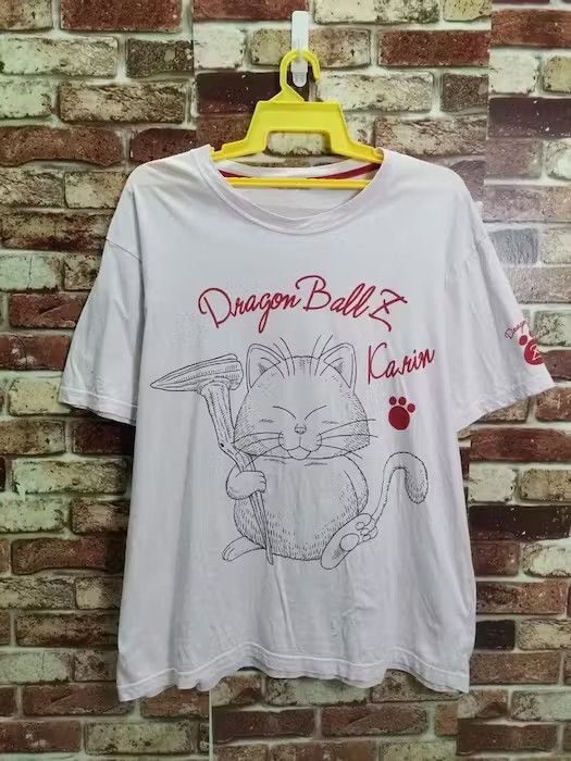 image of Anima x Cartoon Network Dragon Ball Z Karin Big Size T-Shirt / Akira Toriyama in Pink, Men's