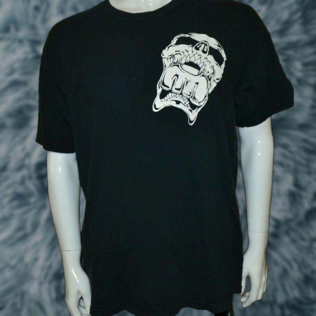 Gildan VTG Scarred Fight Gear Skull Fist MMA Cage Fighting Boxing T Shirt XL Michigan Size US XL / EU 56 / 4 - 1 Thumbnail