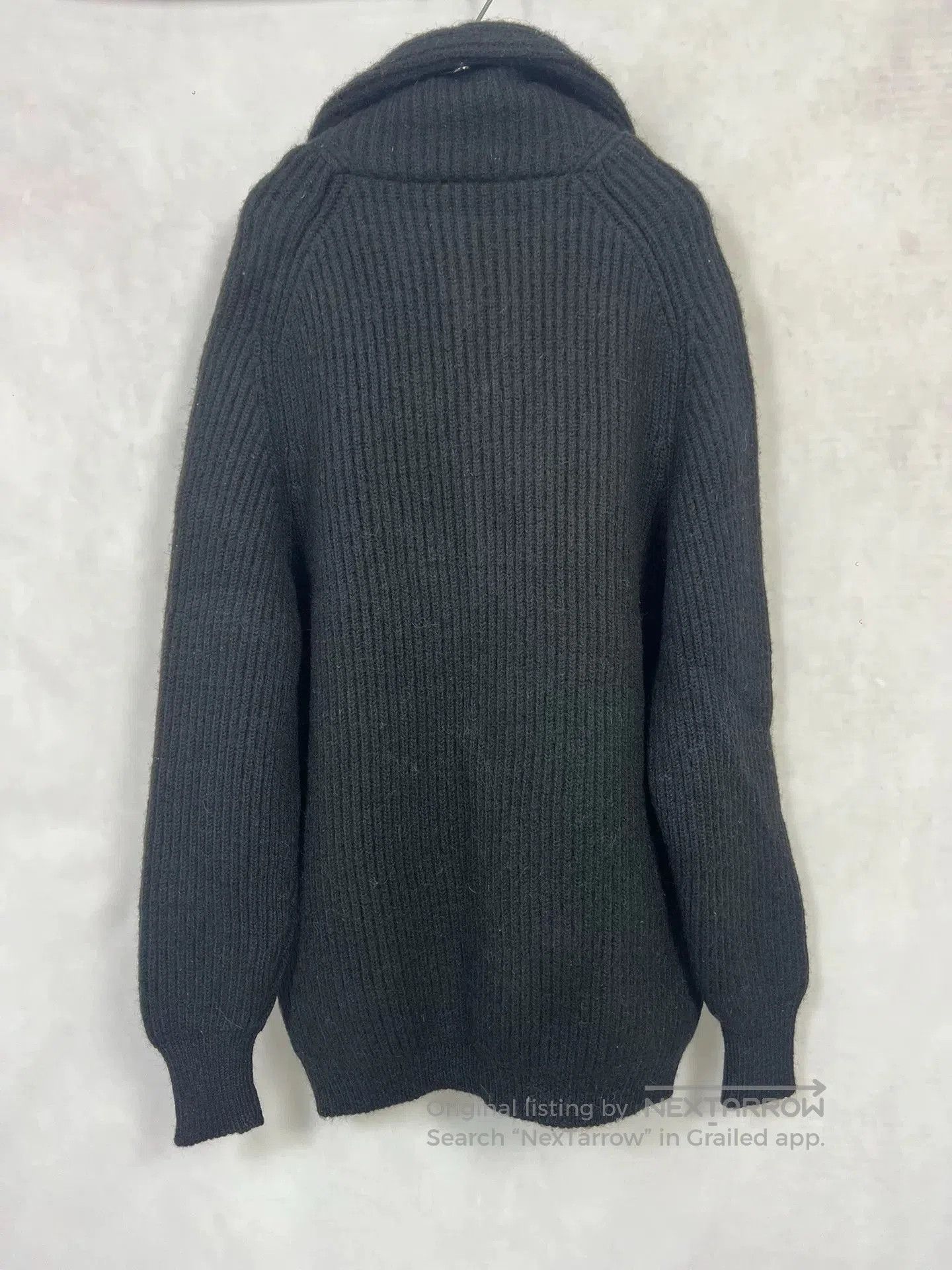 Saint Laurent Paris Saint Laurent Black Knit Cardigan Sweater. Size US M / EU 48-50 / 2 - 2 Thumbnail