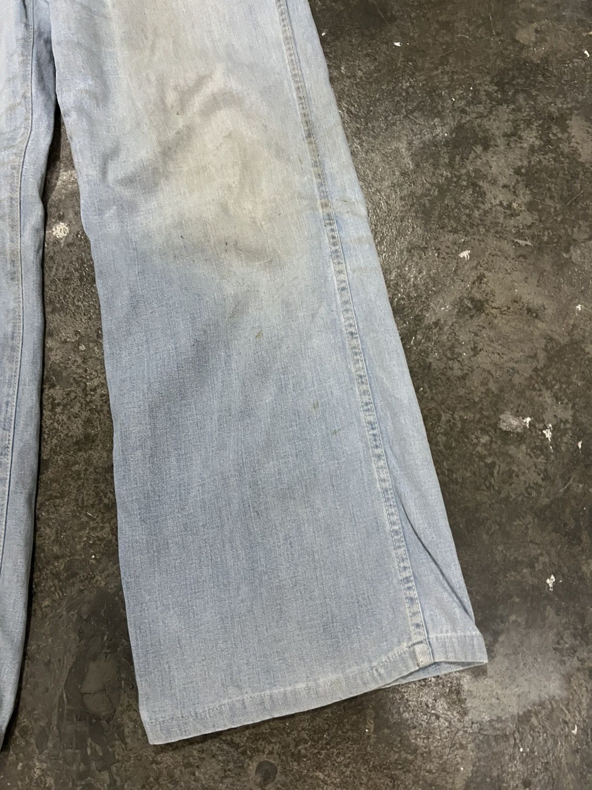 Edwin 💥Baggy💥Vintage 80’s Edwin Light Wash Distress Jean Size US 32 / EU 48 - 5 Thumbnail