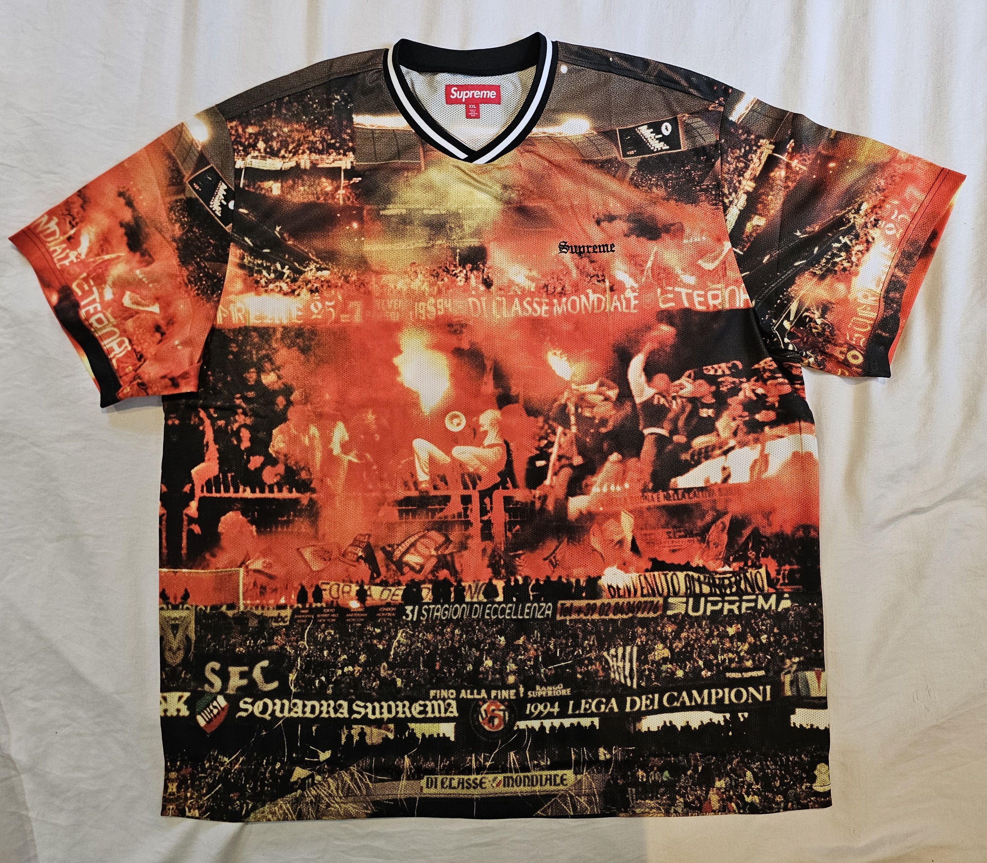 Supreme SUPREME VINCI PER NOI SOCCER JERSEY MULTICOLOR | Grailed