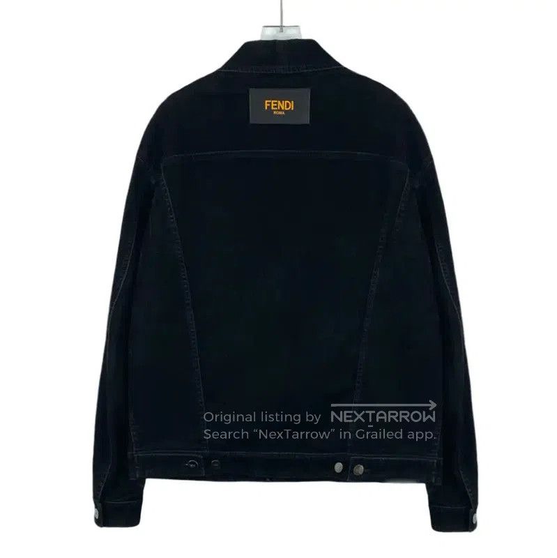 Fendi Fendi Black Denim Jacket for Men . Size US L / EU 52-54 / 3 - 2 Thumbnail