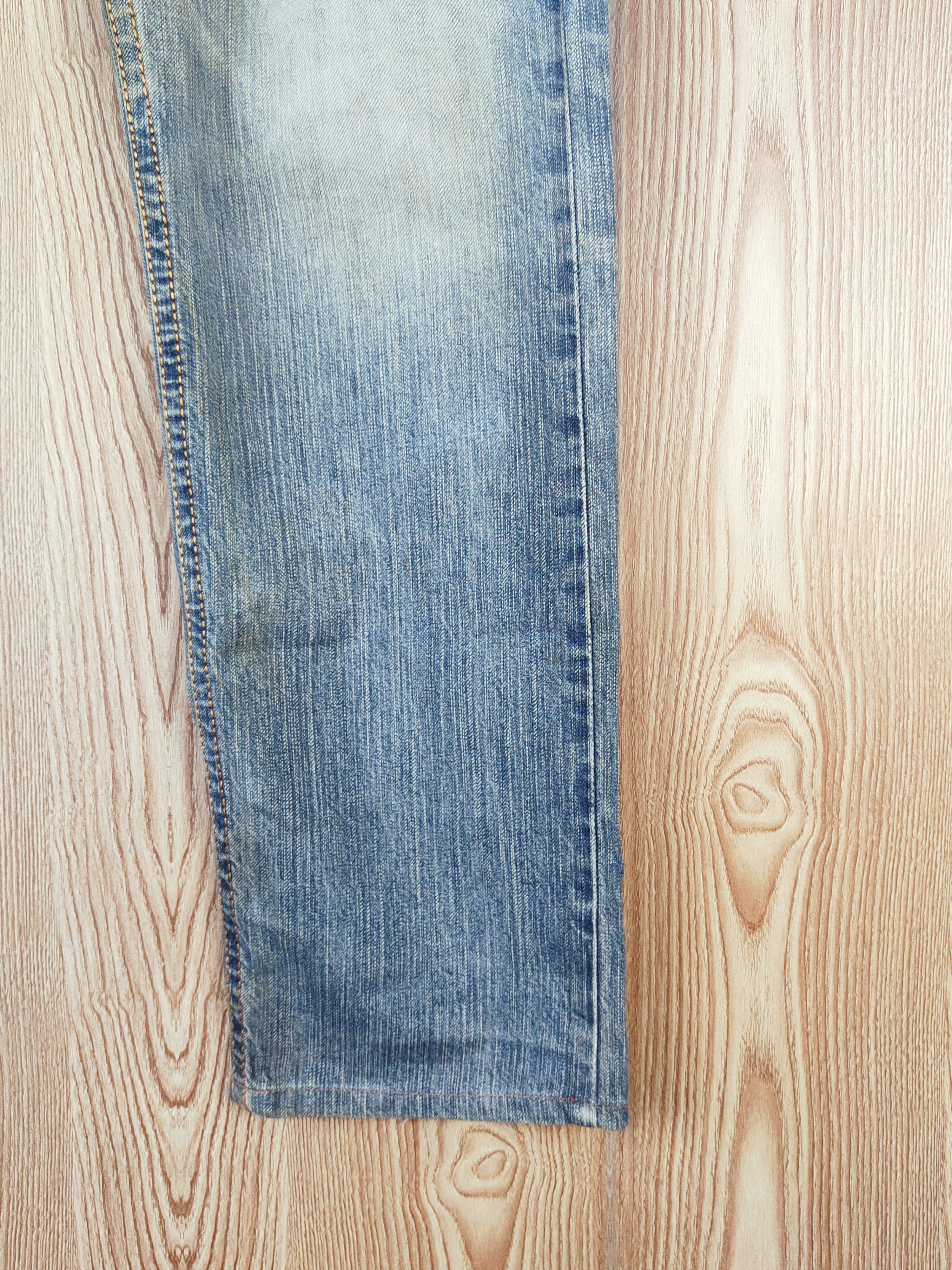 Edwin Edwin Blue Faded Distressed Ripped Jeans #W507 Size US 32 / EU 48 - 8 Thumbnail