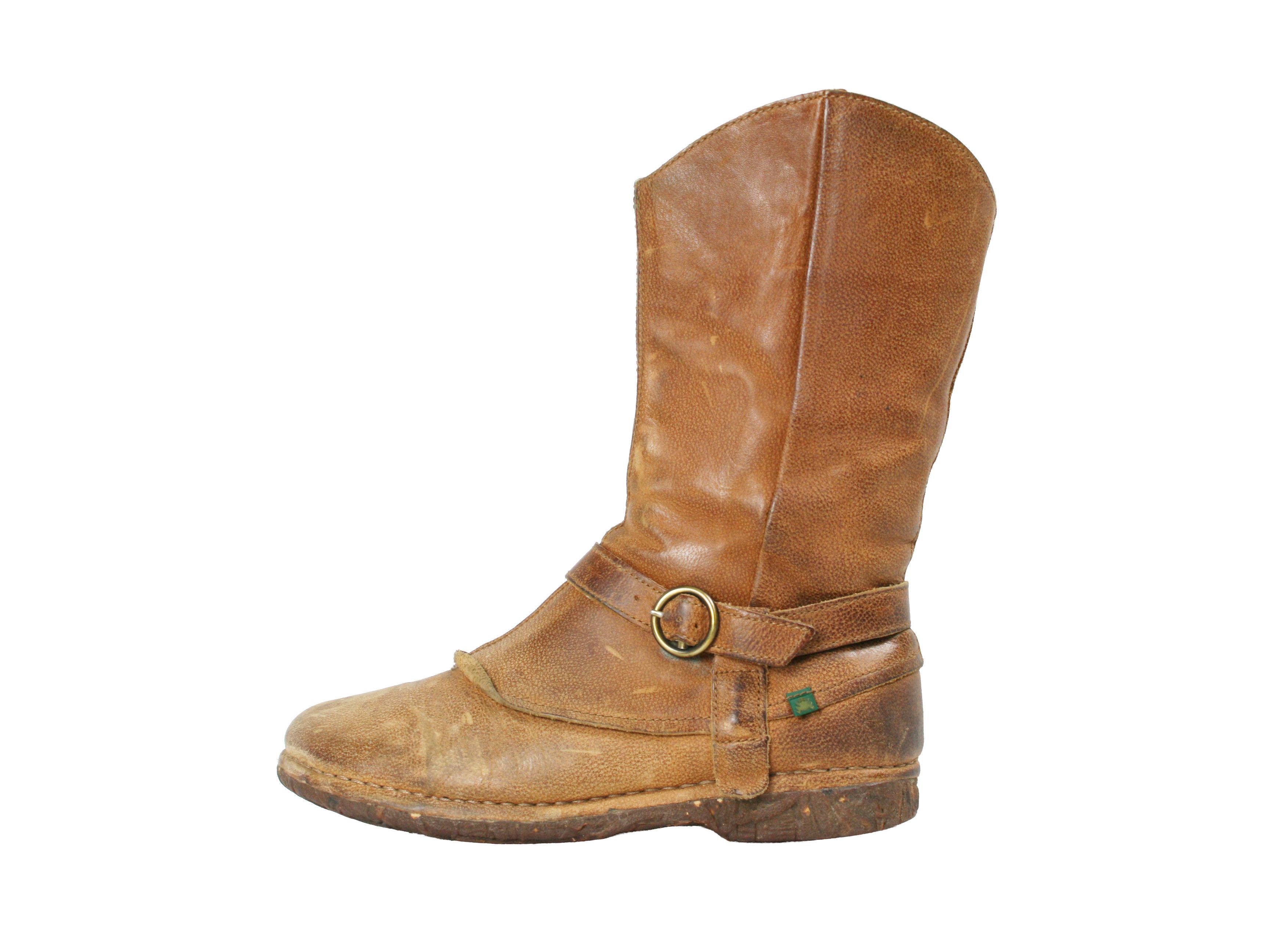 Japanese Brand El Naturalista Goblin Y2K Biker Grunge Boots Size US 8 / IT 38 - 1 Thumbnail