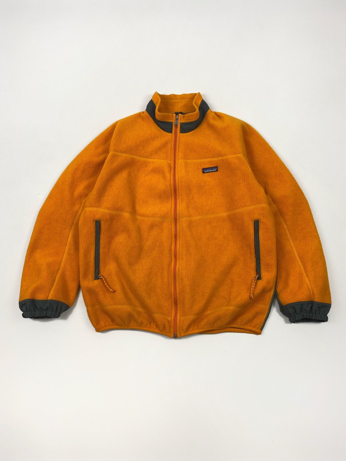 Patagonia 1990’s Vintage Patagonia Orange Full Zip Pile Fleece Jacket Size US XL / EU 56 / 4 - 1 Thumbnail