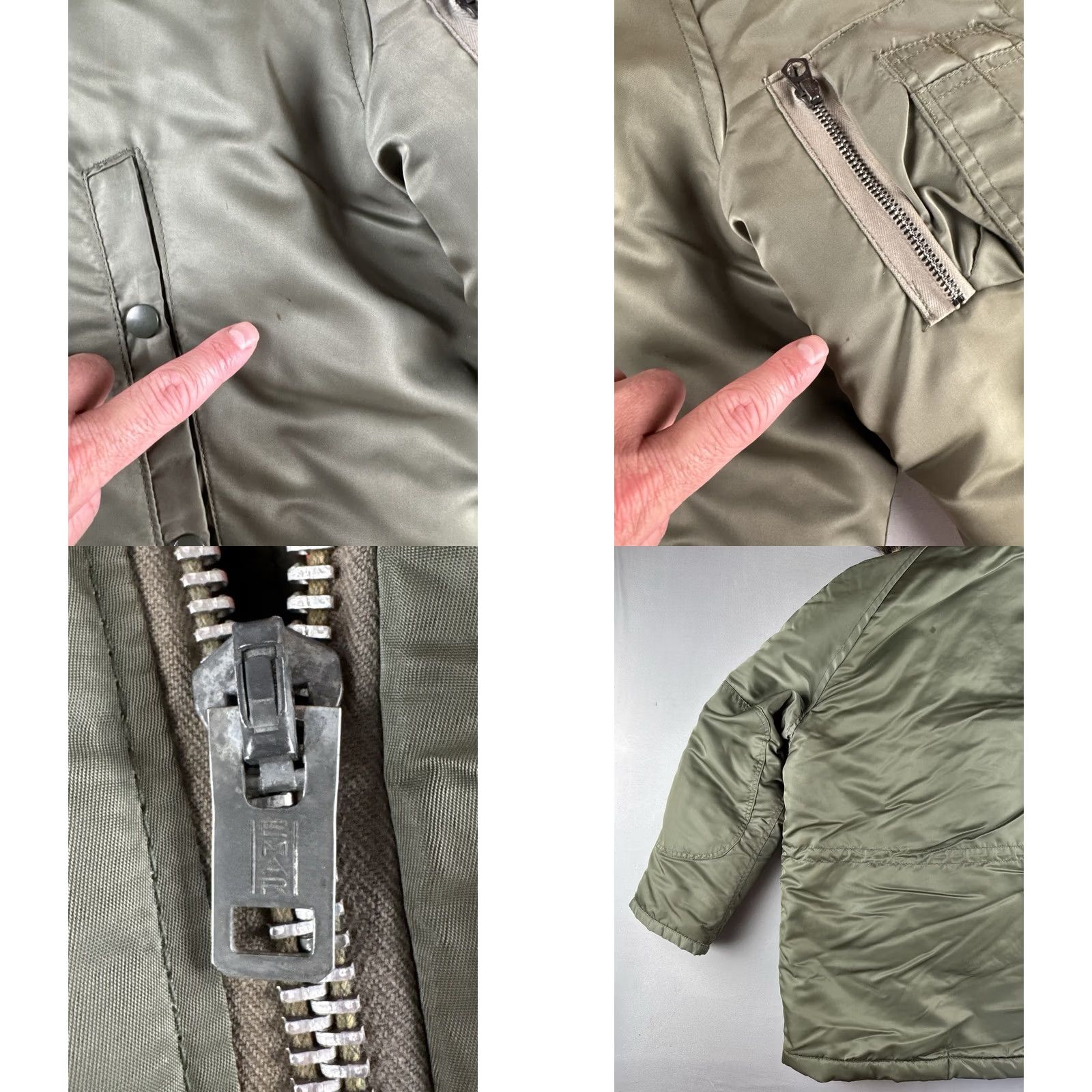 Vintage VINTAGE Raven Industries N-3B Parka Jacket Mens Coat Wool Wolf Trim Green 1971 USAF 70s N-3B Military Outdoor | Mens Size US L / EU 52-54 / 3 - 8 Thumbnail