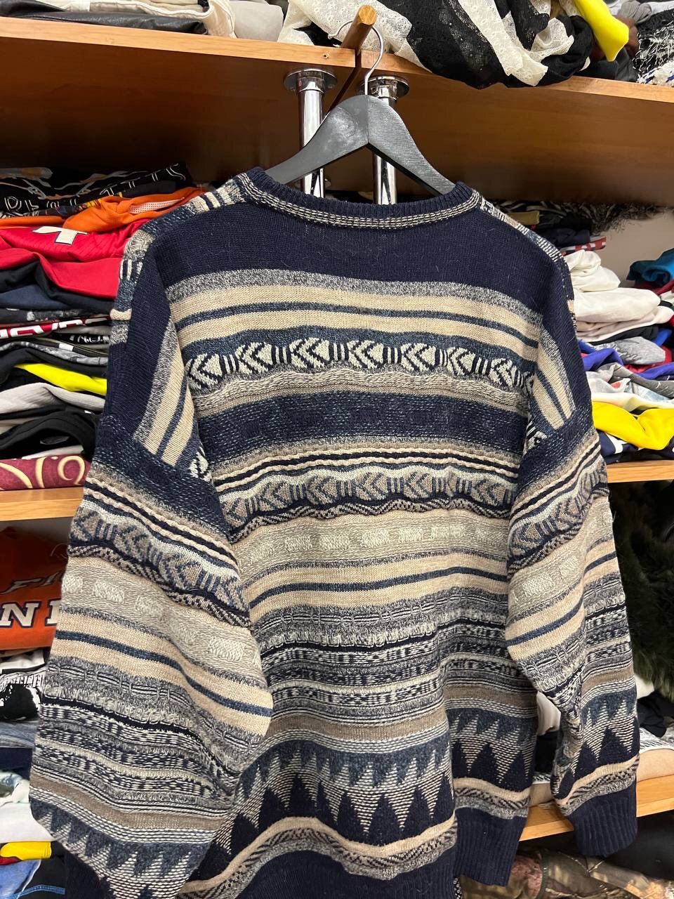 Vintage Monte Carlo Vintage Coogi Style Crew Neck Sweater Size US L / EU 52-54 / 3 - 8 Thumbnail