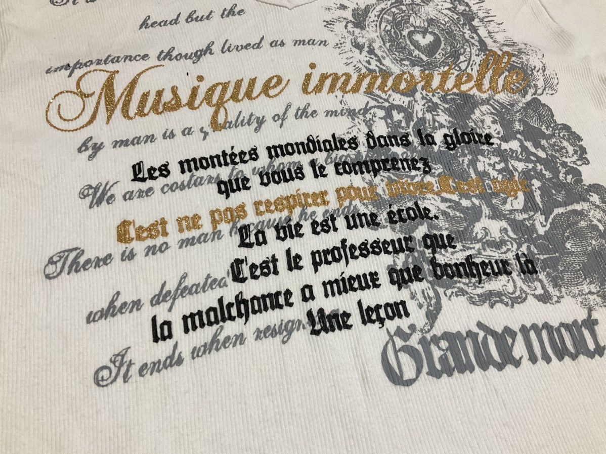 If Six Was Nine 🔥Crazy Y2K Beaumere Poem Shirt Gothic Punk Size US M / EU 48-50 / 2 - 4 Thumbnail