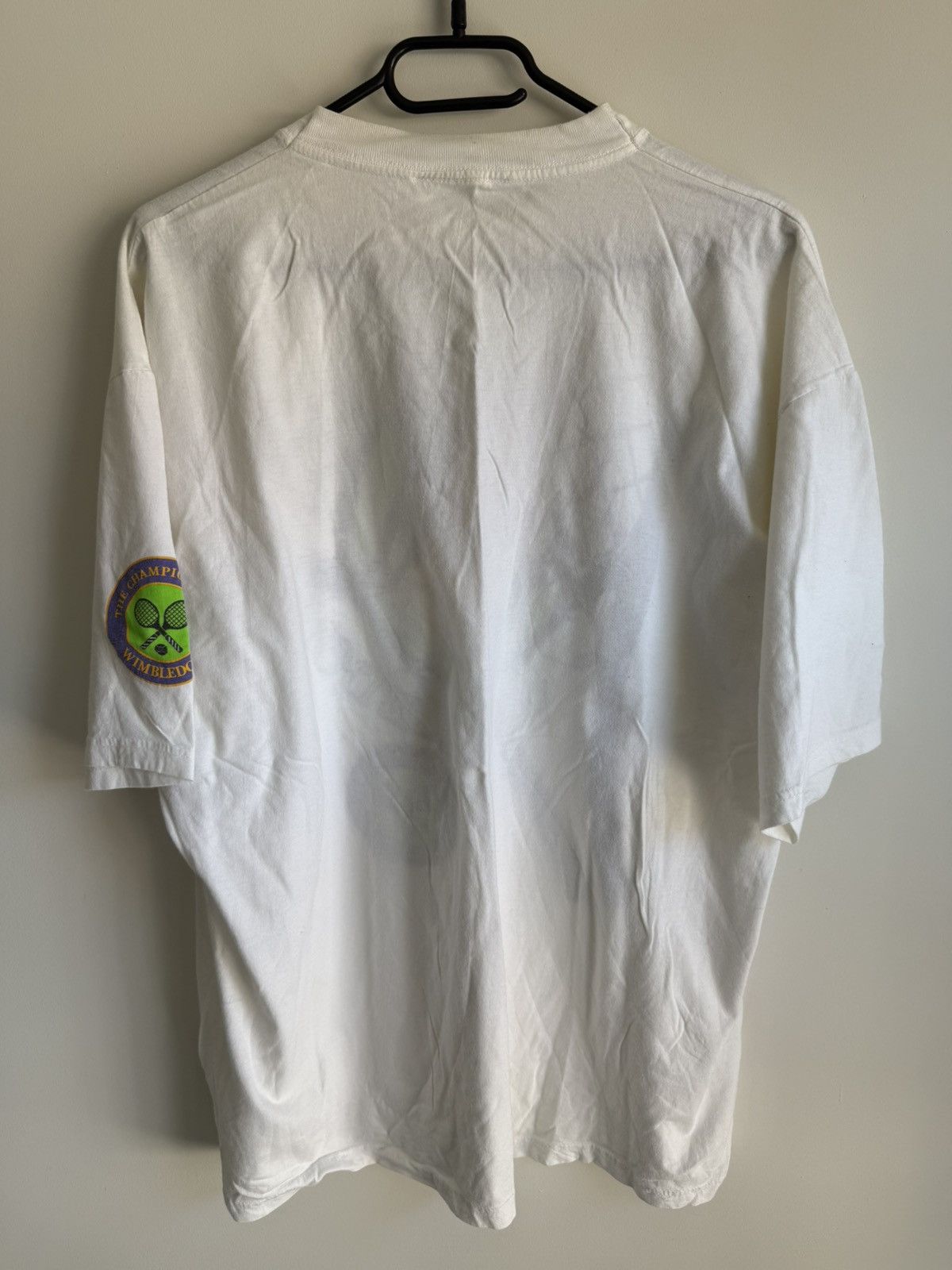 Vintage vintage white tshirt wimbledon 1994 Size US XL / EU 56 / 4 - 2 Thumbnail