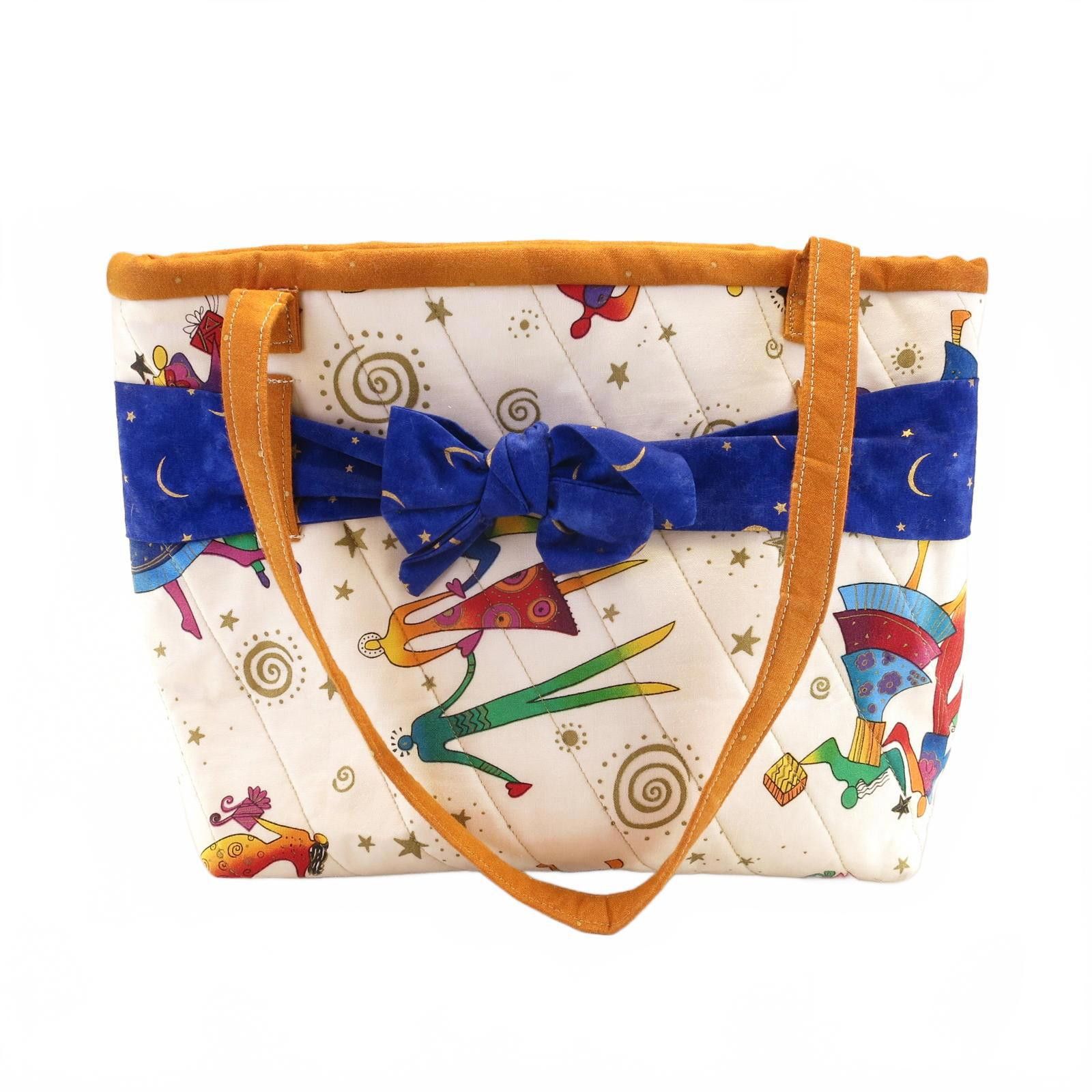 Designer Fu Fu Designs by Valory Quilted Tote Bag with Bow Size ONE SIZE - 1 Thumbnail
