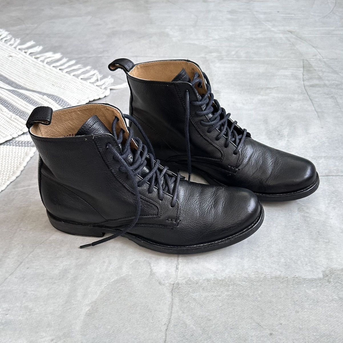 Dirk Bikkembergs Frye Phillip Lace Up Combat Biker Boots Viberg Vibe Size US 7.5 / EU 40-41 - 6 Thumbnail