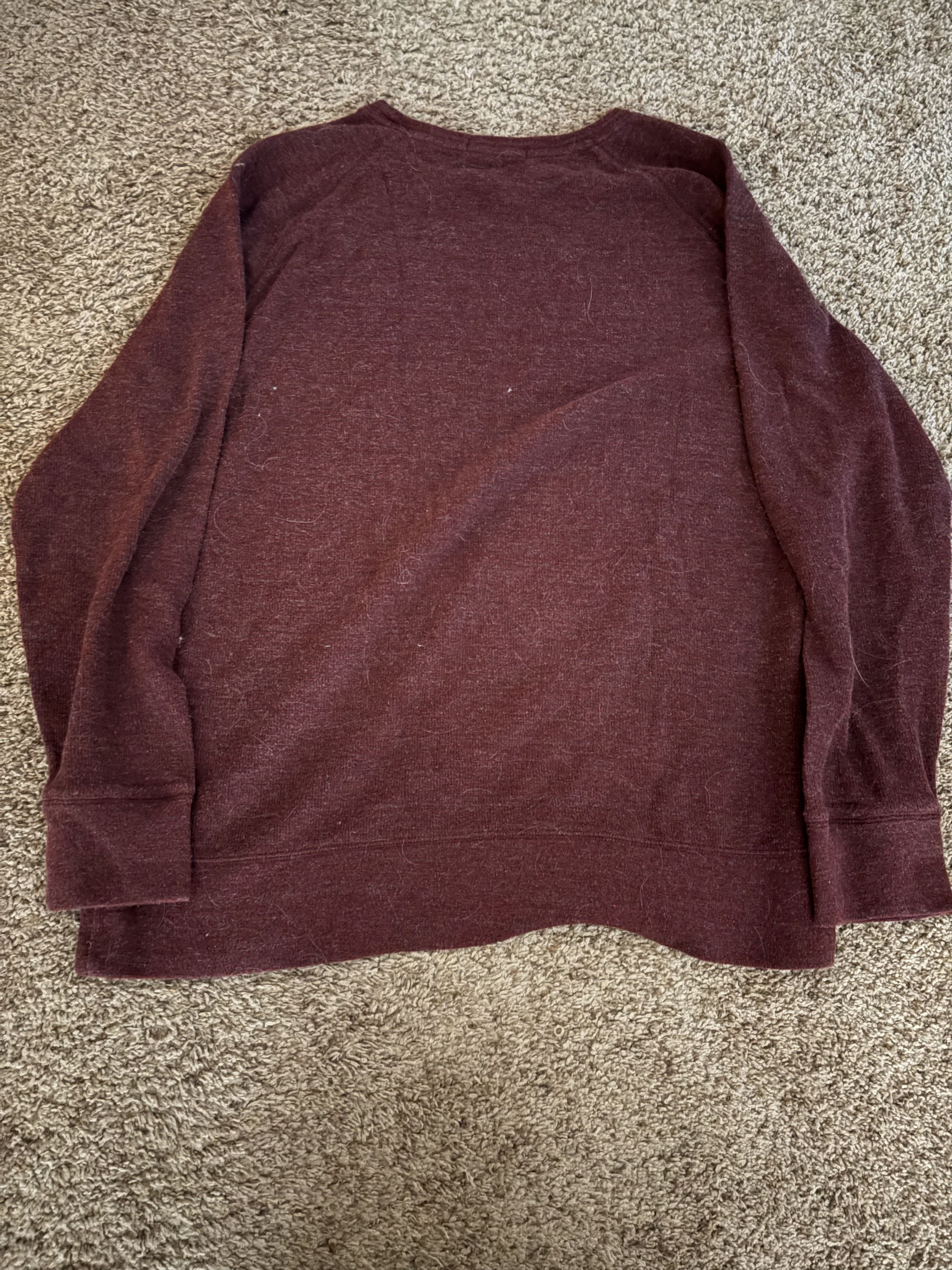 Banana Republic Dark Red maroon sweater knitwear Size US L / EU 52-54 / 3 - 5 Thumbnail
