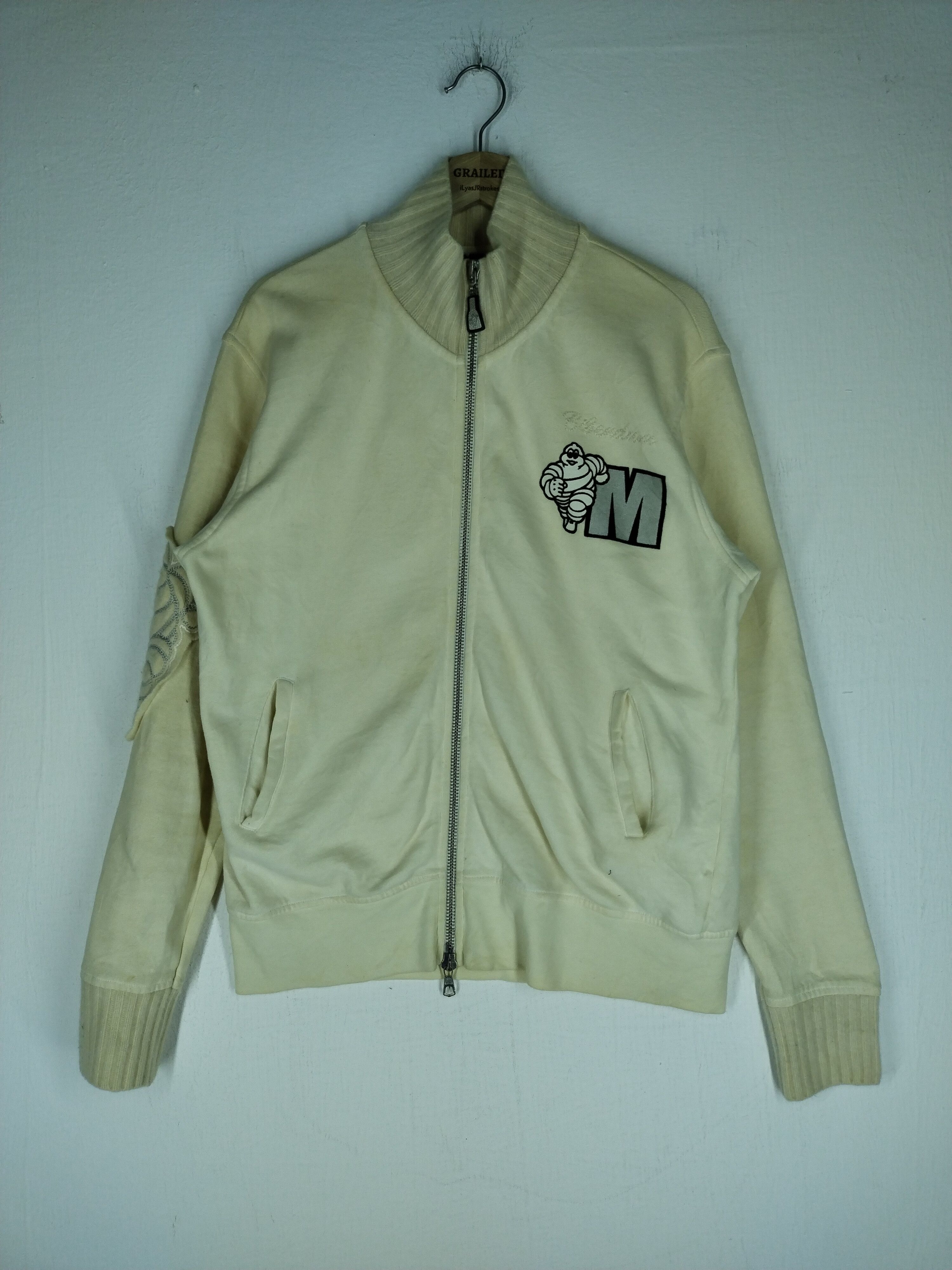 Gear for Sports × Japanese Brand Vtg Michelin Zipper Sweatshirt Size US M / EU 48-50 / 2 - 1 Thumbnail