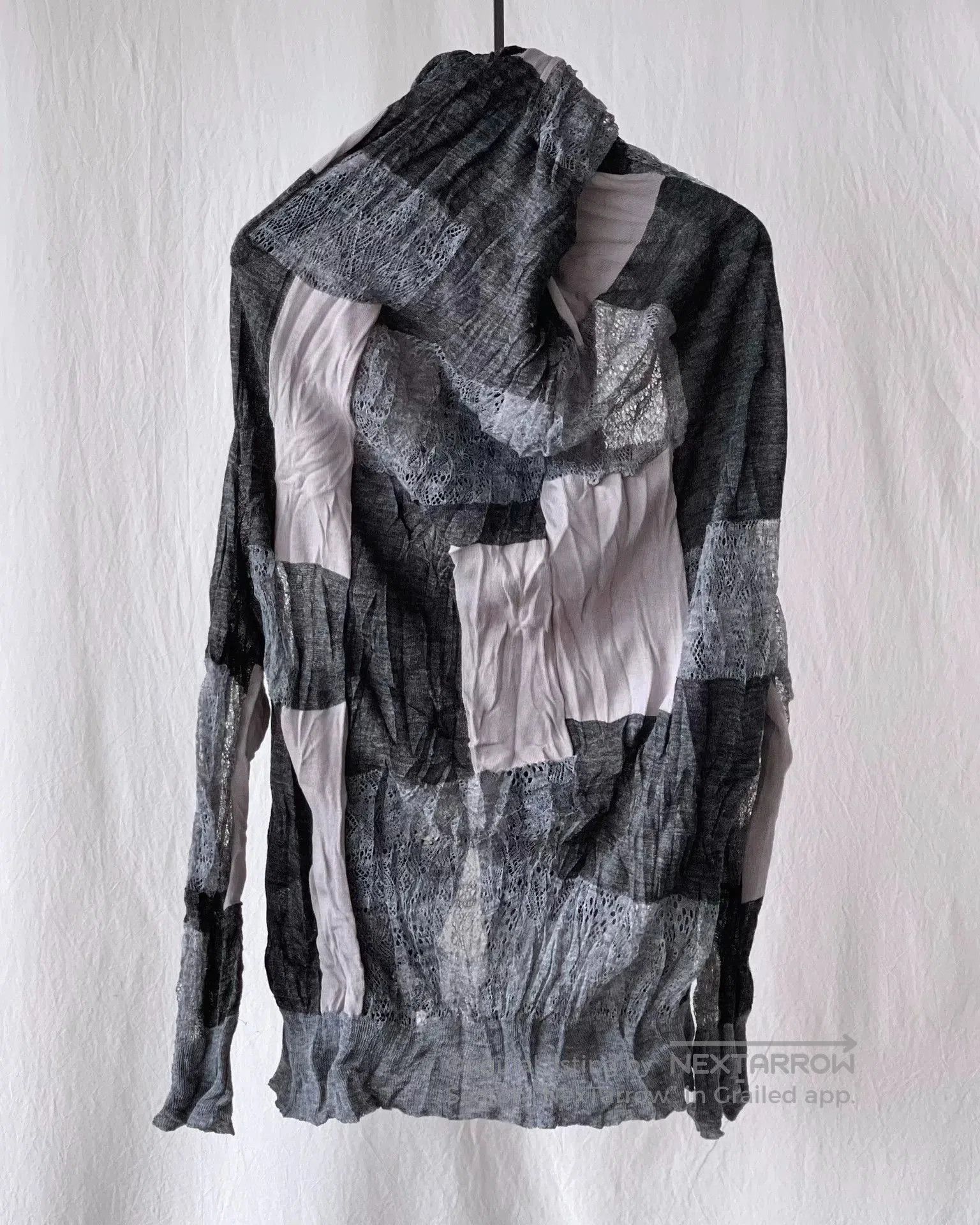 Junya Watanabe elegant layered cardigan with lace detail. Size US S / EU 44-46 / 1 - 7 Thumbnail