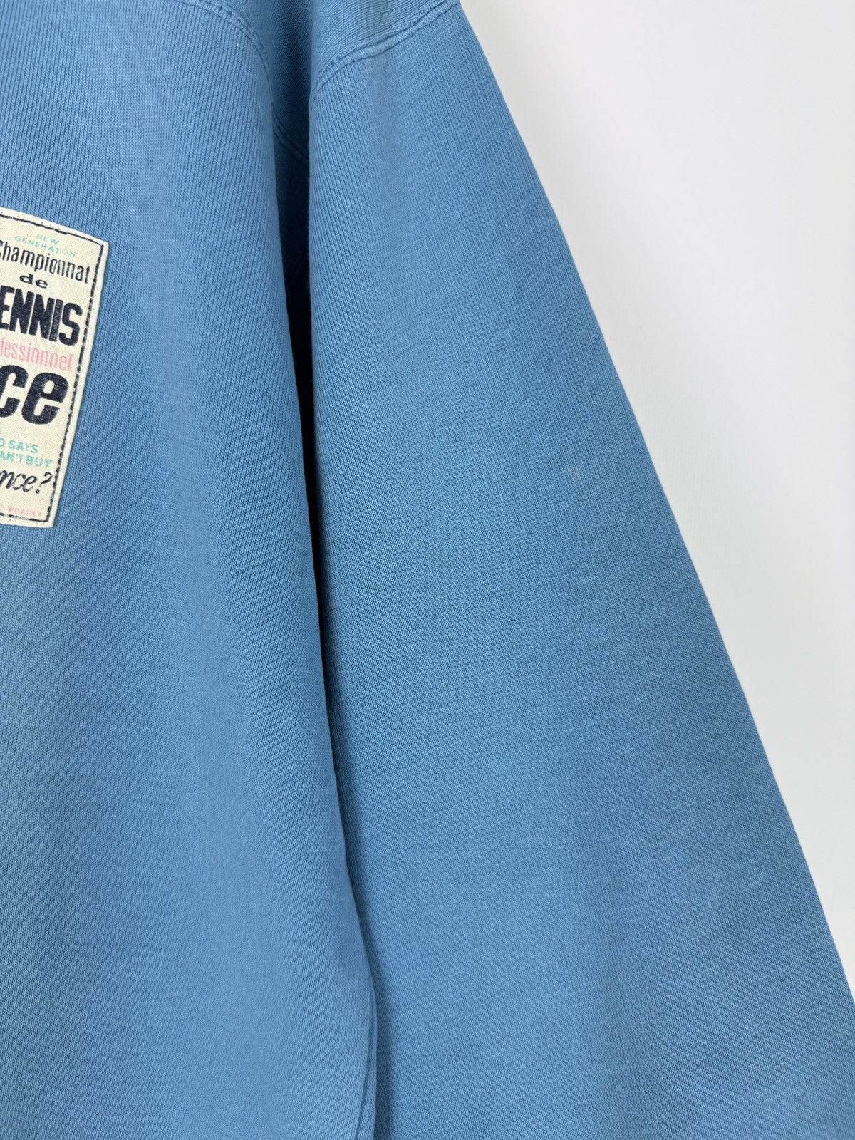 Prince 1980’s Vintage Prince Tennis Patch Baby Blue Boxy Sweatshirt Size US M / EU 48-50 / 2 - 4 Thumbnail