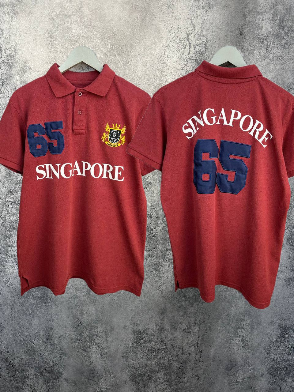 Other Guardian Angel "Singapore" #65 Polo Shirt Lion City Chief Size US L / EU 52-54 / 3 - 1 Thumbnail