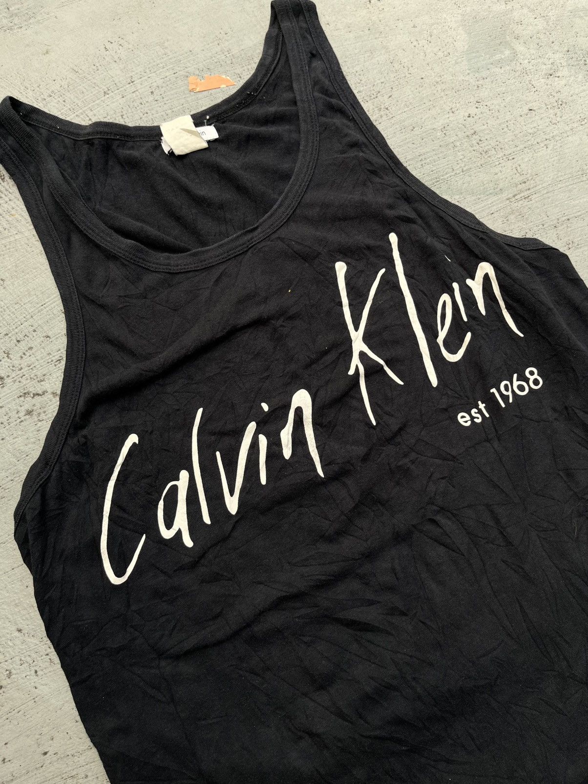 Calvin Klein × Calvin Klein 205W39NYC CALVIN KLEIN BLACK SWIMWEAR TANKTOP Size US S / EU 44-46 / 1 - 4 Thumbnail