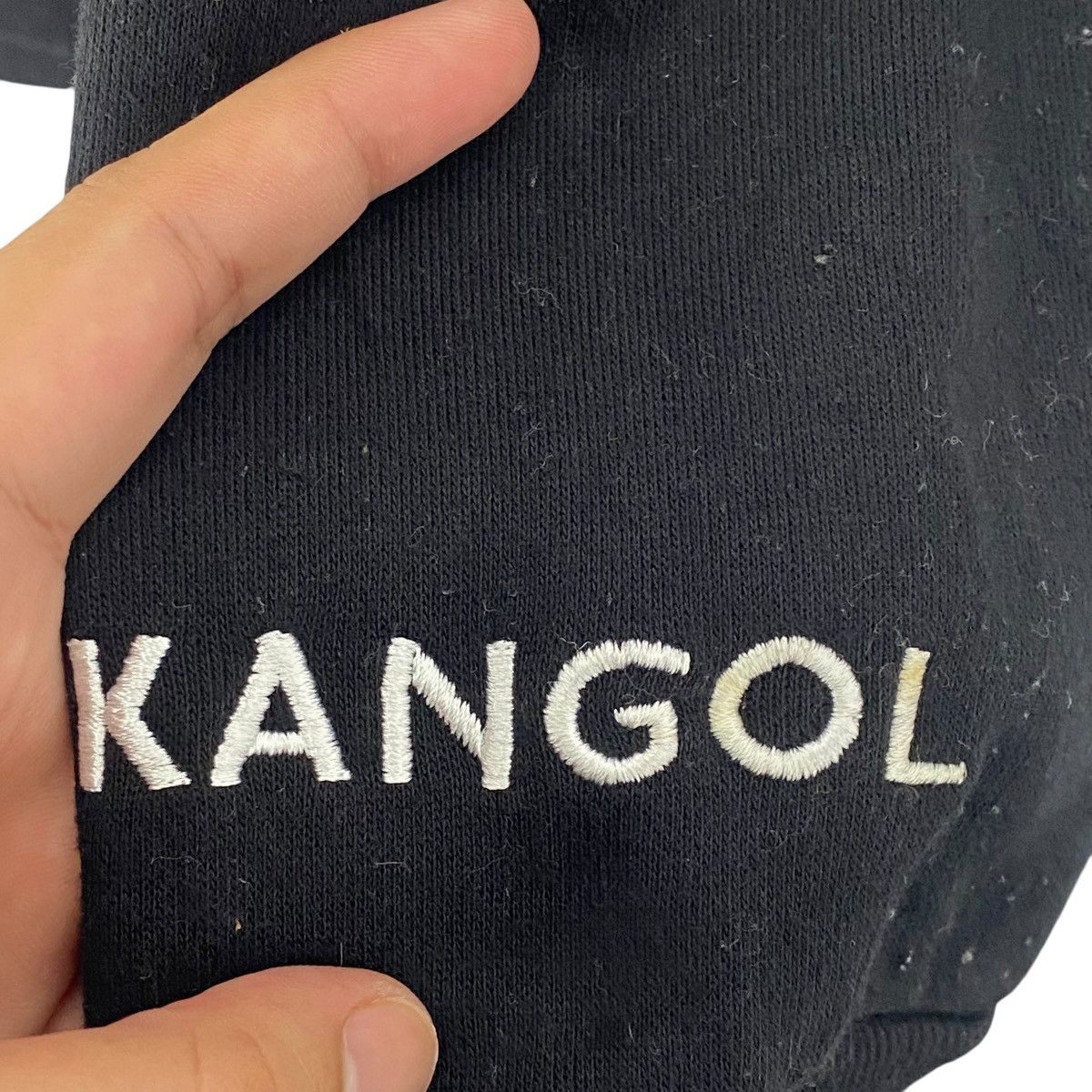 Other Vintage Kangol Sport Small Printed Logo Hoodie Black Size L Size US L / EU 52-54 / 3 - 5 Thumbnail