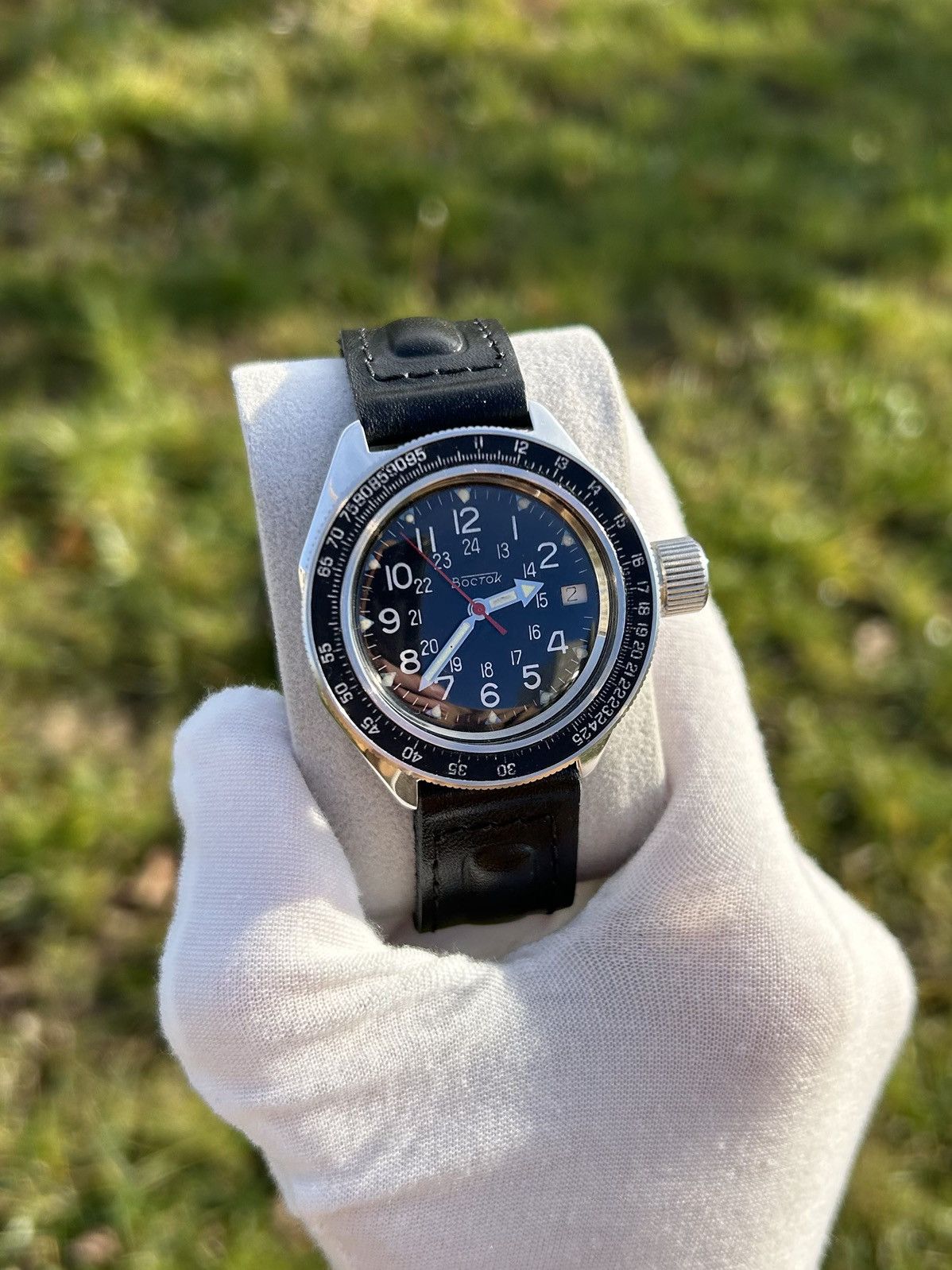 Vintage Vintage Watch Vostok Amphibia Customised Military 1990s Size ONE SIZE - 4 Thumbnail