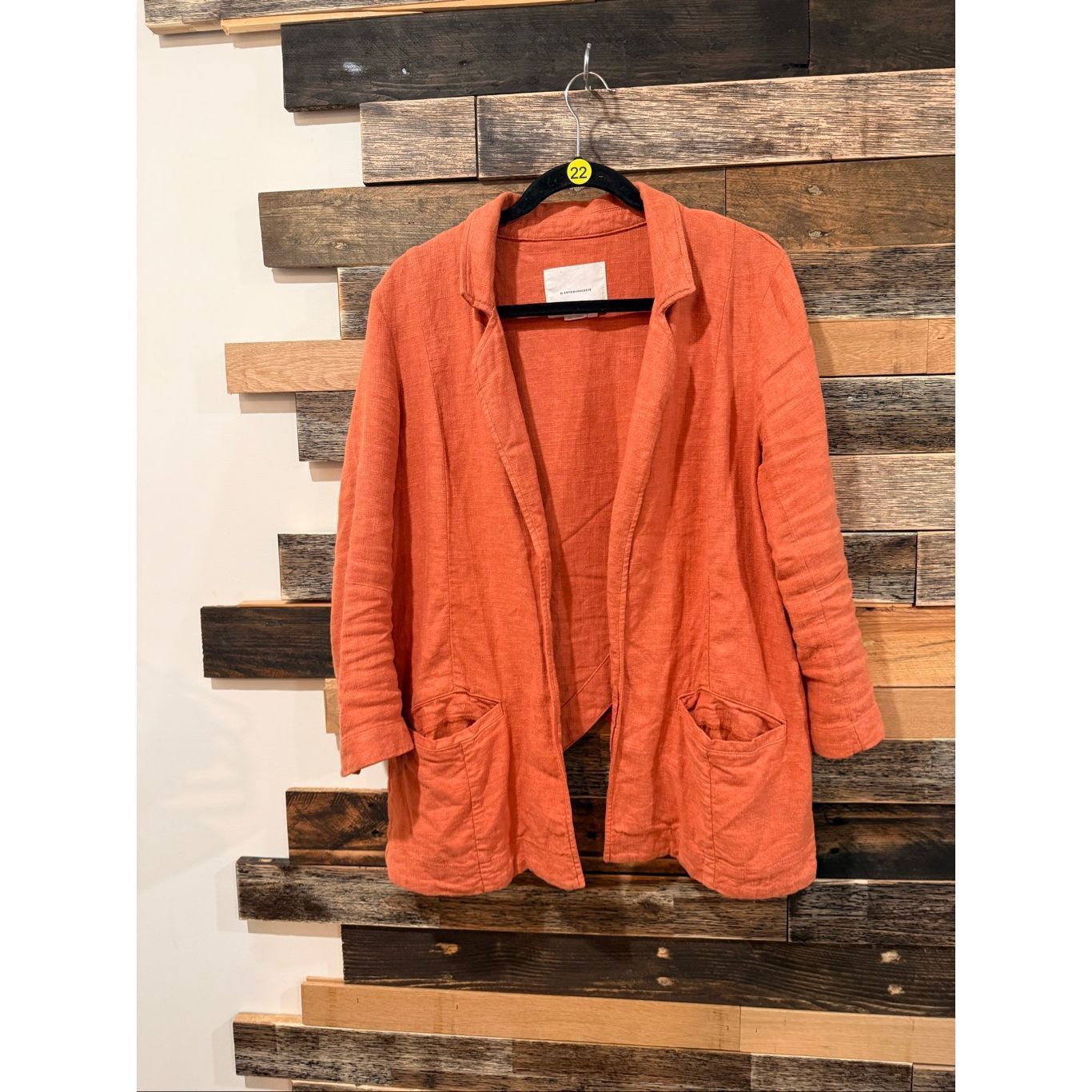 Anthropologie Anthropologie Vintage Washed Linen blend Blazer oversized bo Size M / US 6-8 / IT 42-44 - 3 Thumbnail
