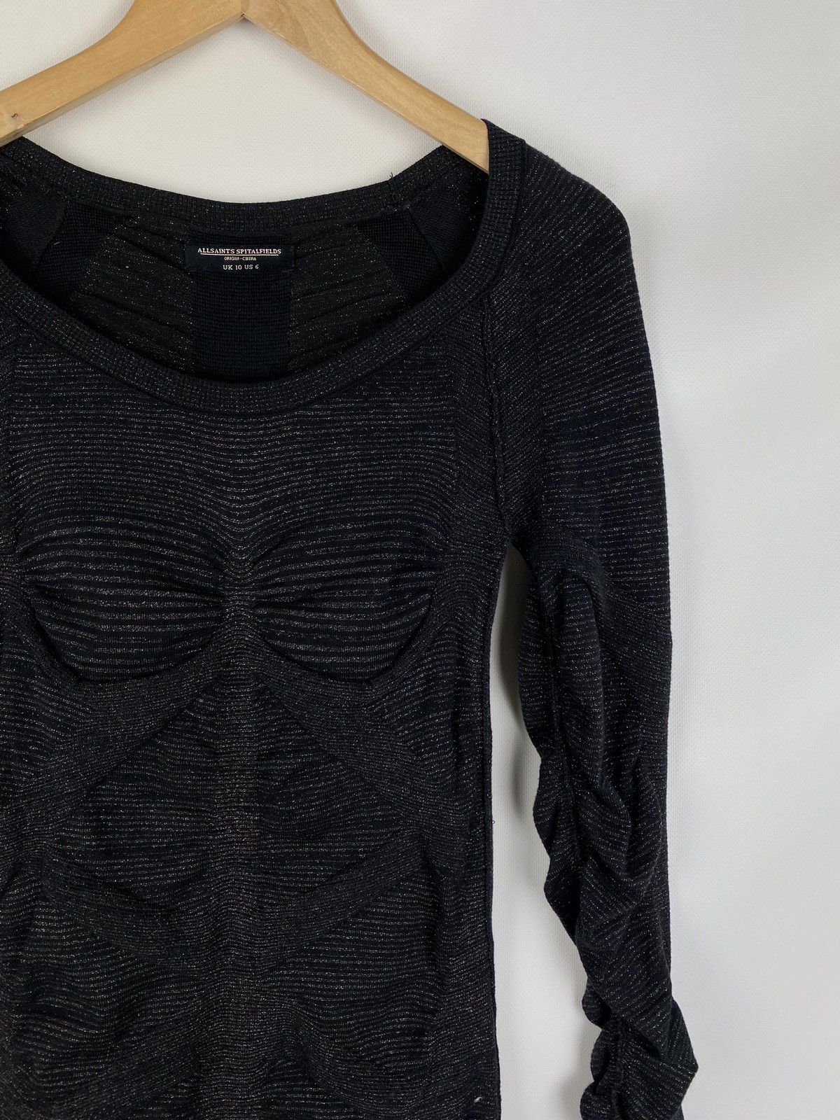 Allsaints × Japanese Brand Allsaints Vikrama Bodycon ladies long sleeve metal dress Size M / US 6-8 / IT 42-44 - 5 Thumbnail