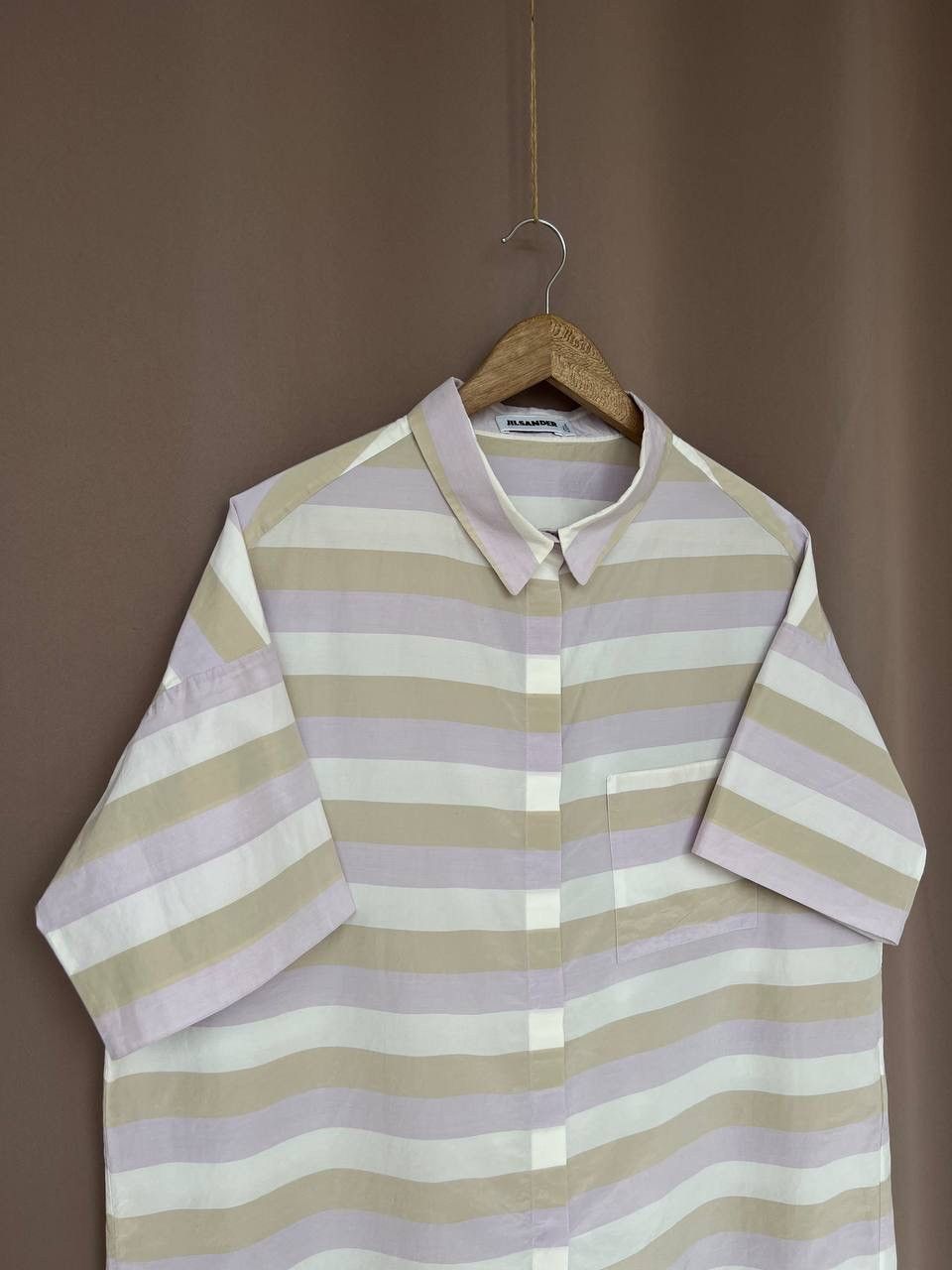 Jil Sander Jil Sander Striped Button Up Shirt Mens Size XL Collared Size US XL / EU 56 / 4 - 3 Thumbnail