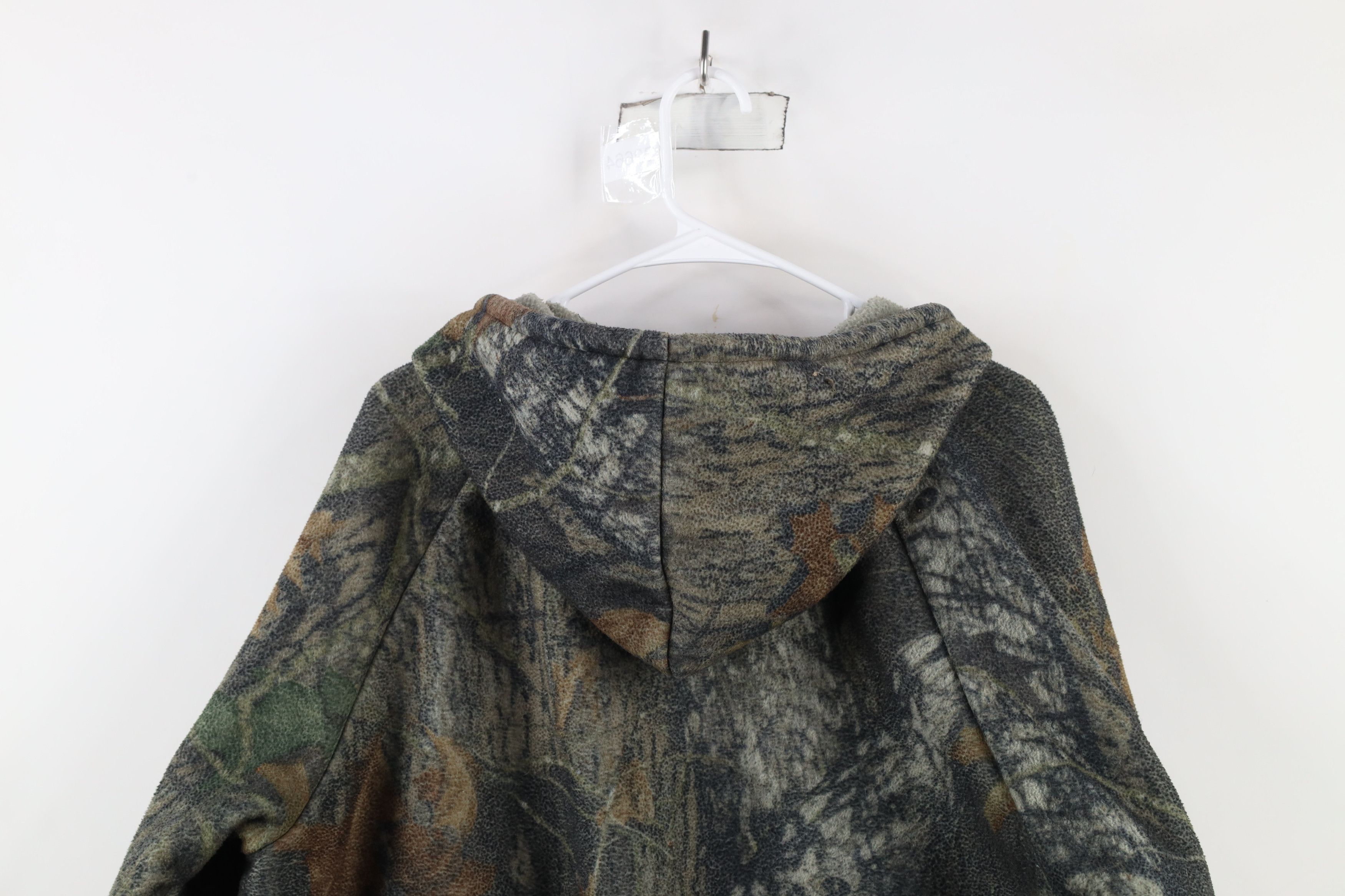 Vintage Vintage 90s Polaris Spell Camouflage Hooded Fleece Jacket Size US L / EU 52-54 / 3 - 9 Thumbnail