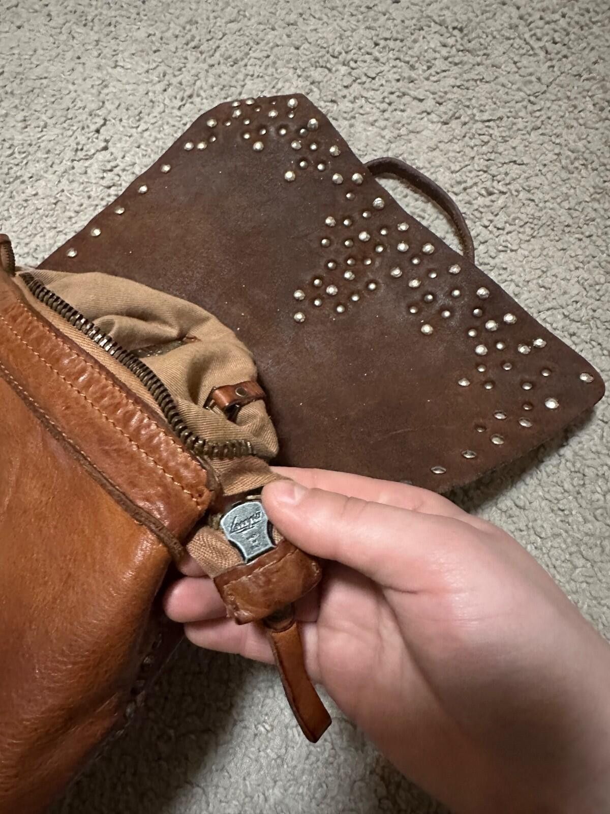 Campomaggi Leather handbag CAMPOMAGGI Brown Size ONE SIZE - 10 Thumbnail