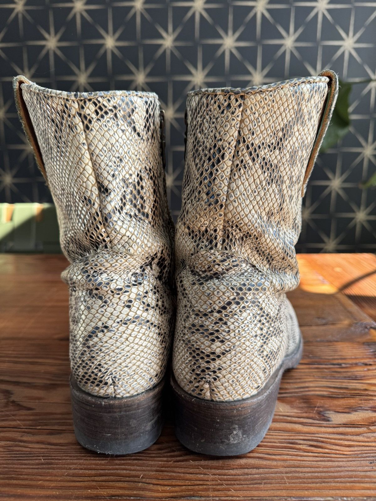Santa Rosa SOP Heartbreakers in white snake Size US 7.5 / EU 40-41 - 5 Thumbnail
