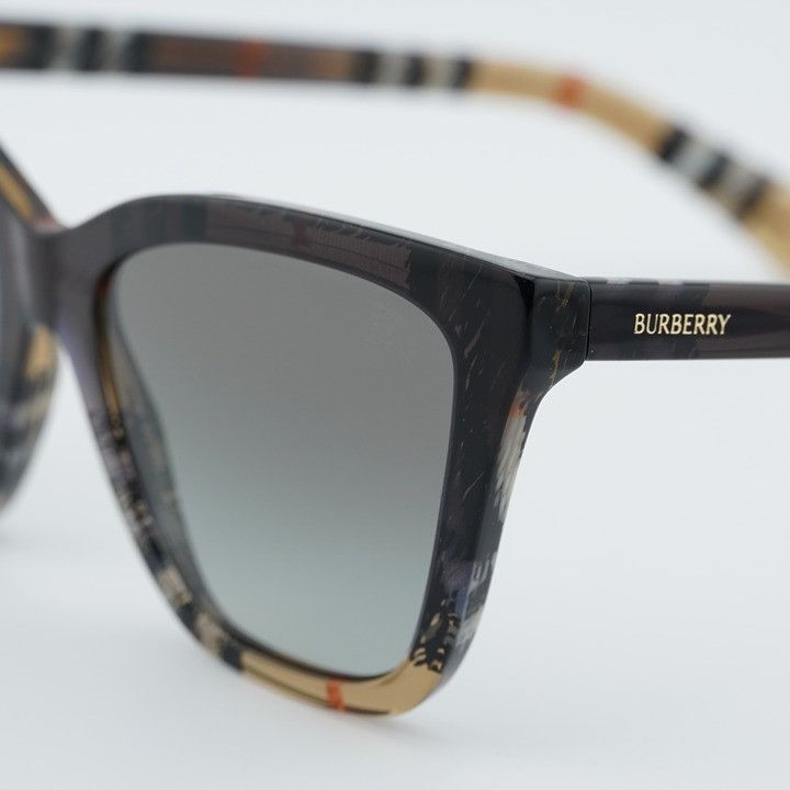 Burberry BE4470 420211 Sunglasses Brown/Check Sand Cat Eye Frame Burberry BE4470F 420211 Sunglasses Women main image 4