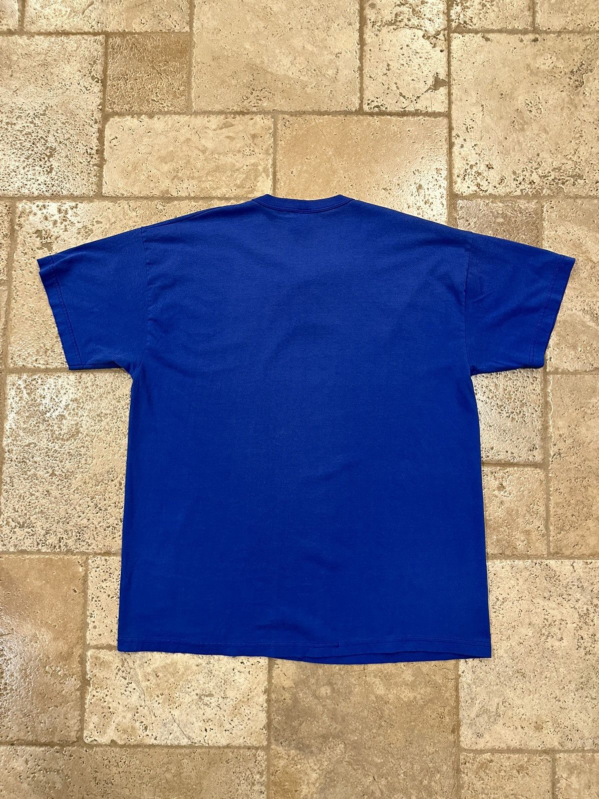 MLB × Russell Athletic × Vintage Vintage Phillies Russel Athletic Blue Quarter Button Up Tee Size US XL / EU 56 / 4 - 10 Thumbnail