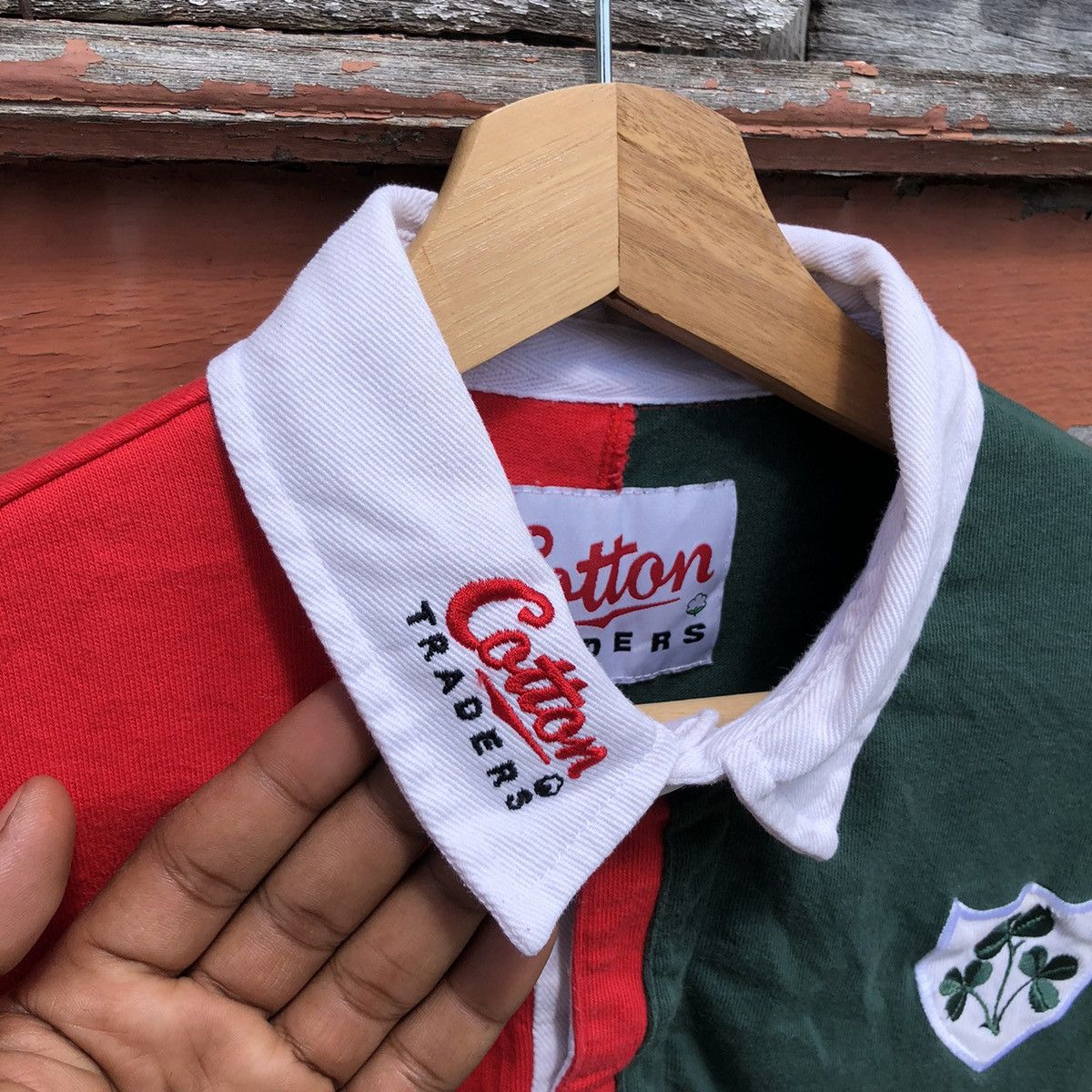 Cotton Traders Vintage Cotton Traders Nation Rugby Polo Tshirt Size US S / EU 44-46 / 1 - 5 Thumbnail