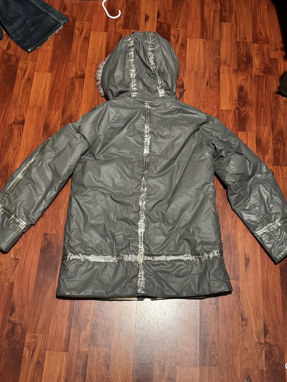 Final Home 2006 Issey Miyake Final Home Oversized Astro Fur Tape Parka Size US M / EU 48-50 / 2 - 3 Thumbnail