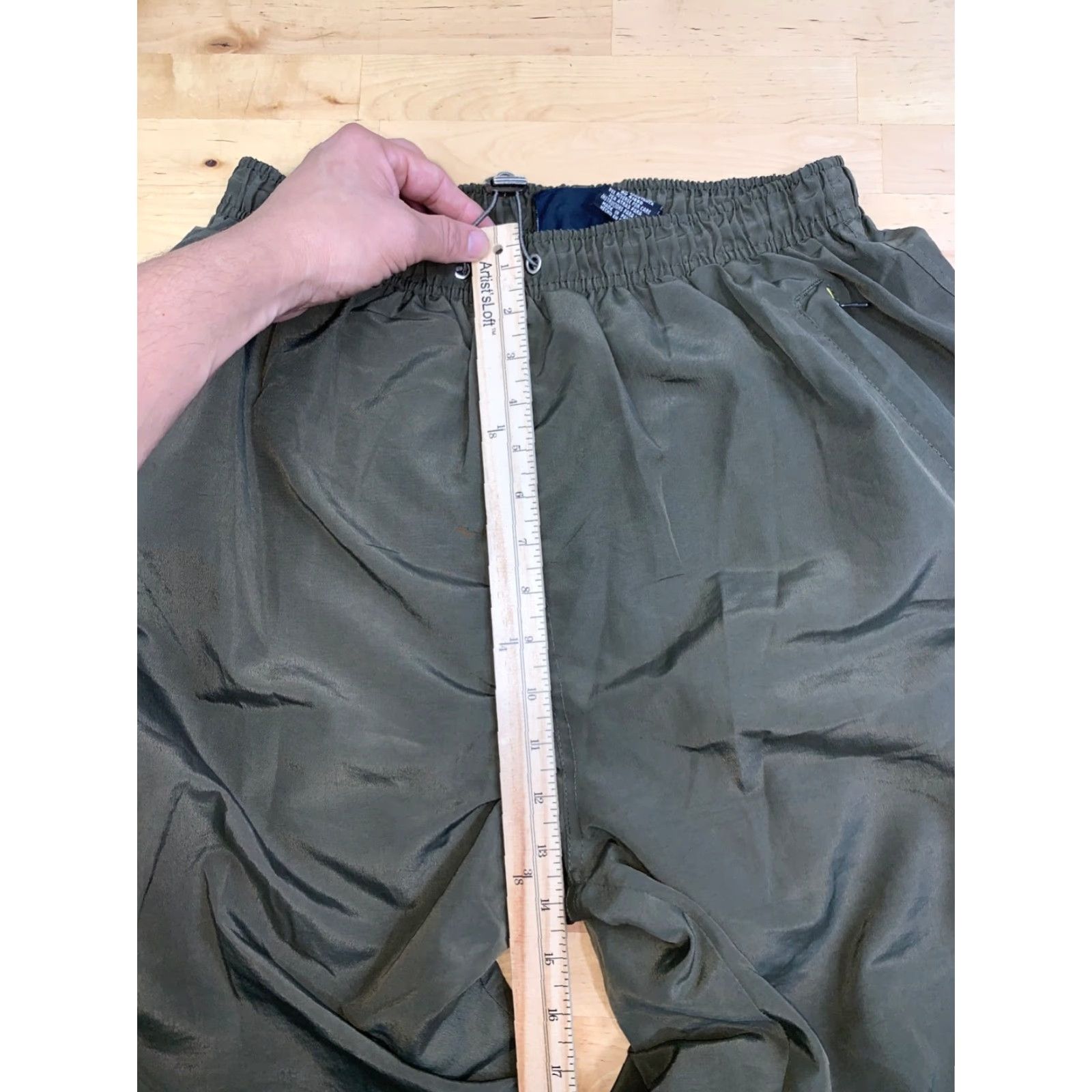 Vintage VINTAGE Voit Track Pants Men L Green Nylon Convertible Lined 90s 12778 Size US 33 - 6 Thumbnail