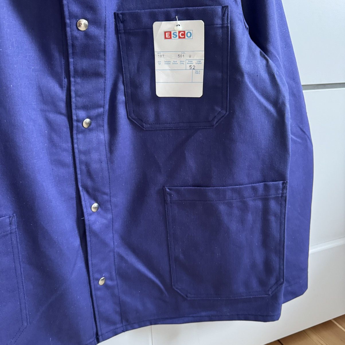 Le Laboureur German deadstock works vintage french sanfor jacket Size US L / EU 52-54 / 3 - 8 Thumbnail
