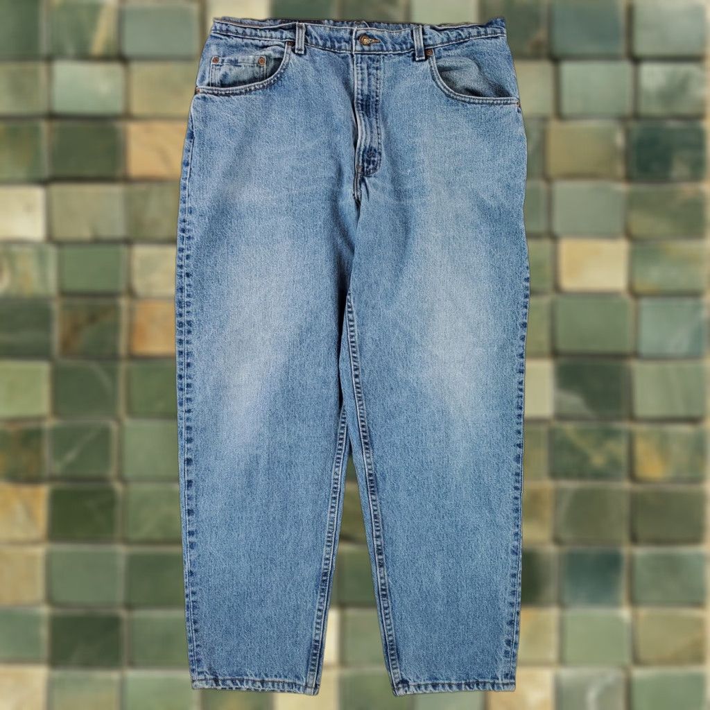 Levi's Levi's 560 Jeans Wide-Leg Blue 36x30 Mens Made USA Baggy, Regular Inseam 30, Color Blue, Model 560, 90s? Size US 36 / EU 52 - 1 Thumbnail