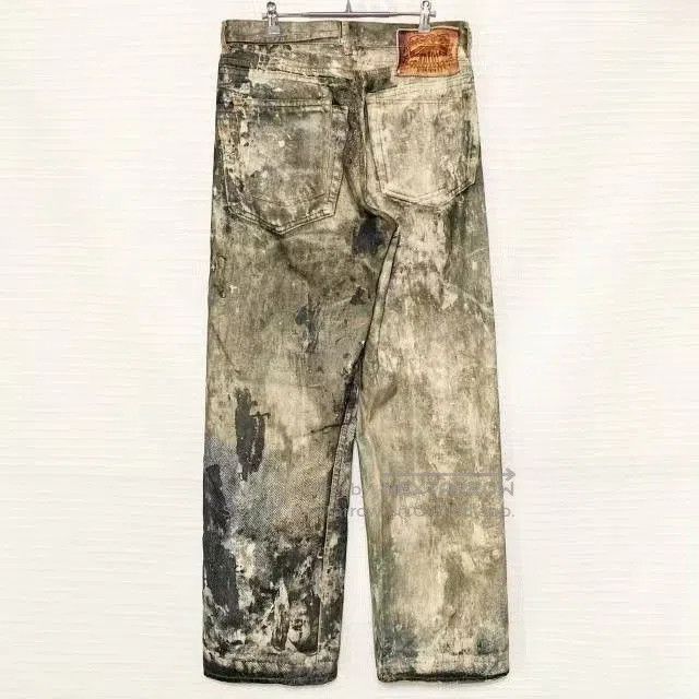 Acne Studios Acne Studios 1981 Splatter 3D Print Jeans. Size US 34 / EU 50 - 2 Thumbnail
