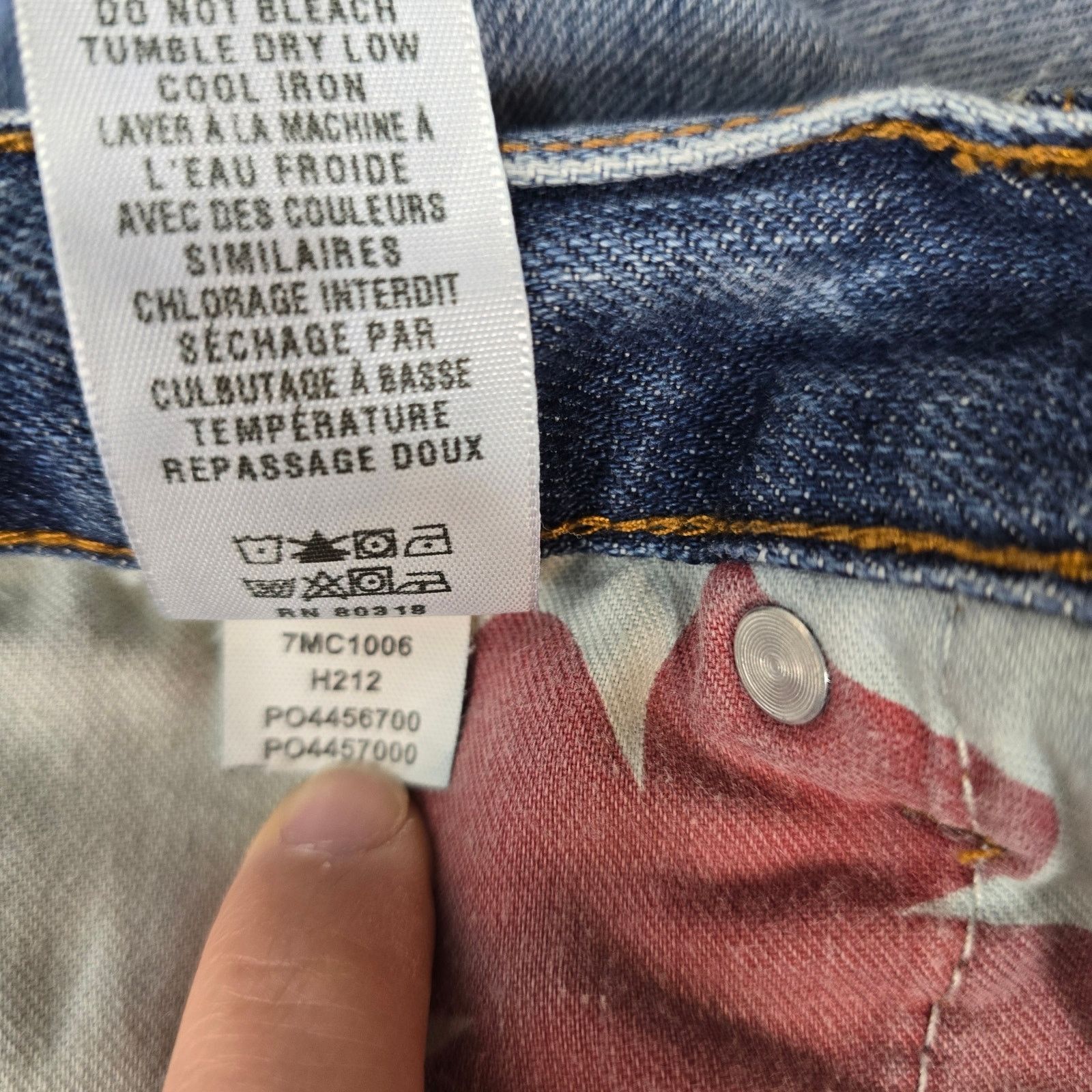 Lucky Brand Lucky Brand Short Inseam Blue Denim Jeans Size 36 W / L 29 Size US 36 / EU 52 - 6 Thumbnail