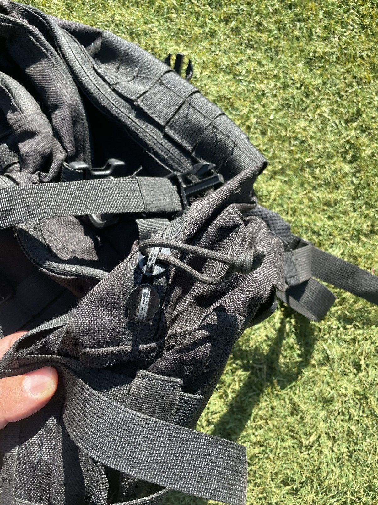 Other Leison Tactical Military Backpack Black Waterproof 1st Grade Size 30 - 10 Thumbnail