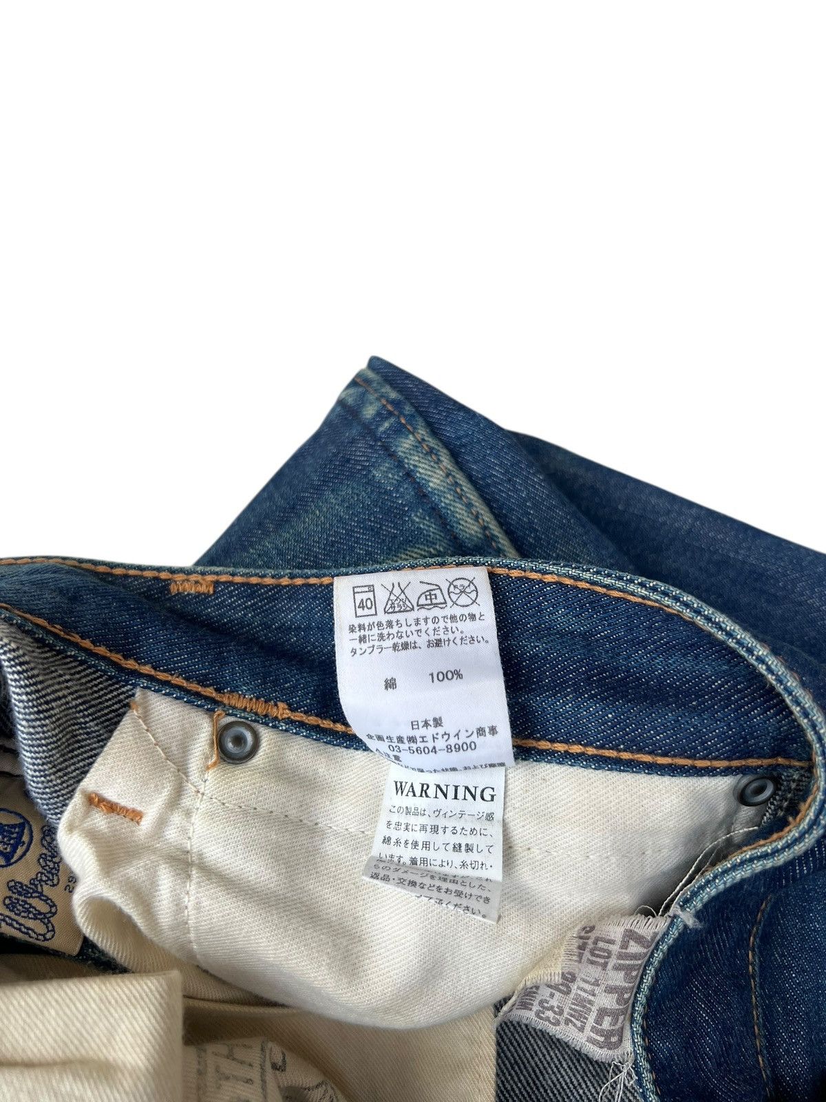 Wrangler Vintage Wrangler Blue Bell Distressed Mud Denim Jeans Size US 29 - 25 Thumbnail