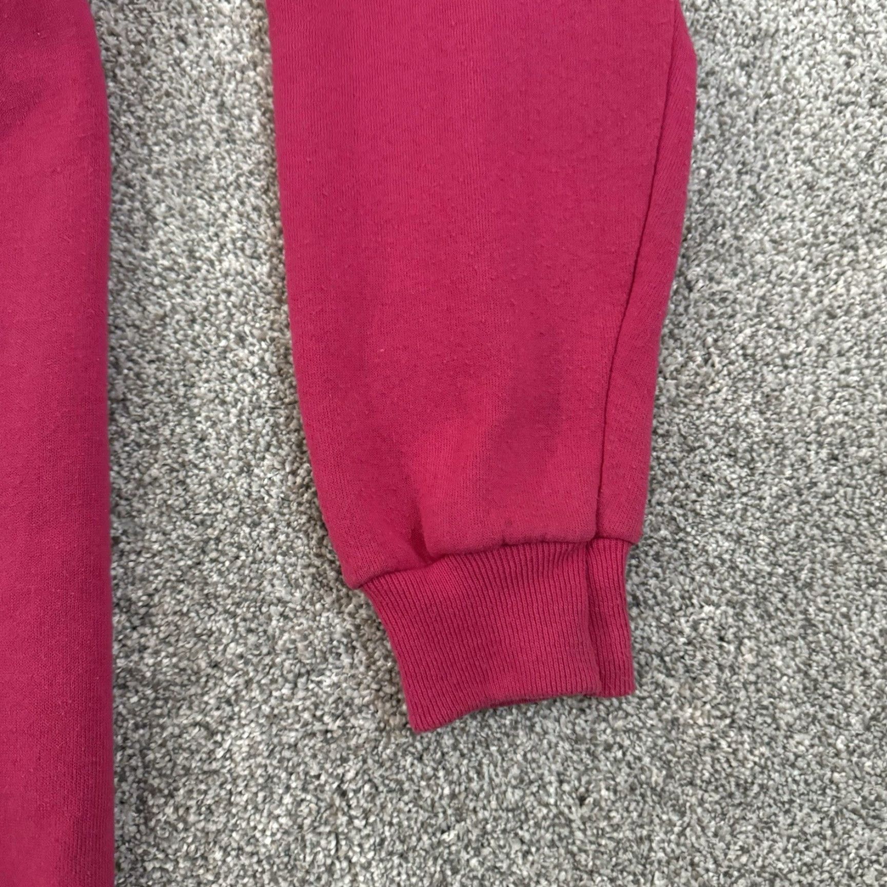 Lee VINTAGE Lee Cardigan Sweatshirt Womens L Heavyweight Barbiecore Hot Pink 80s 90s Pink Womens L Lee Cardigan Sweatshirt Size L / US 10 / IT 46 - 7 Thumbnail