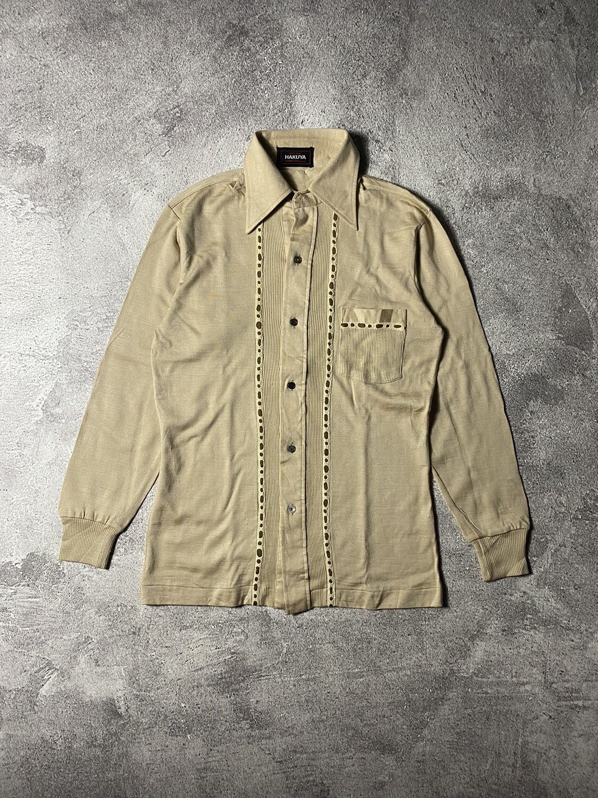 If Six Was Nine × Japanese Brand × Vintage Vintage 80s Hakuya By Morimoto Shoko Shirt Size US M / EU 48-50 / 2 - 1 Thumbnail
