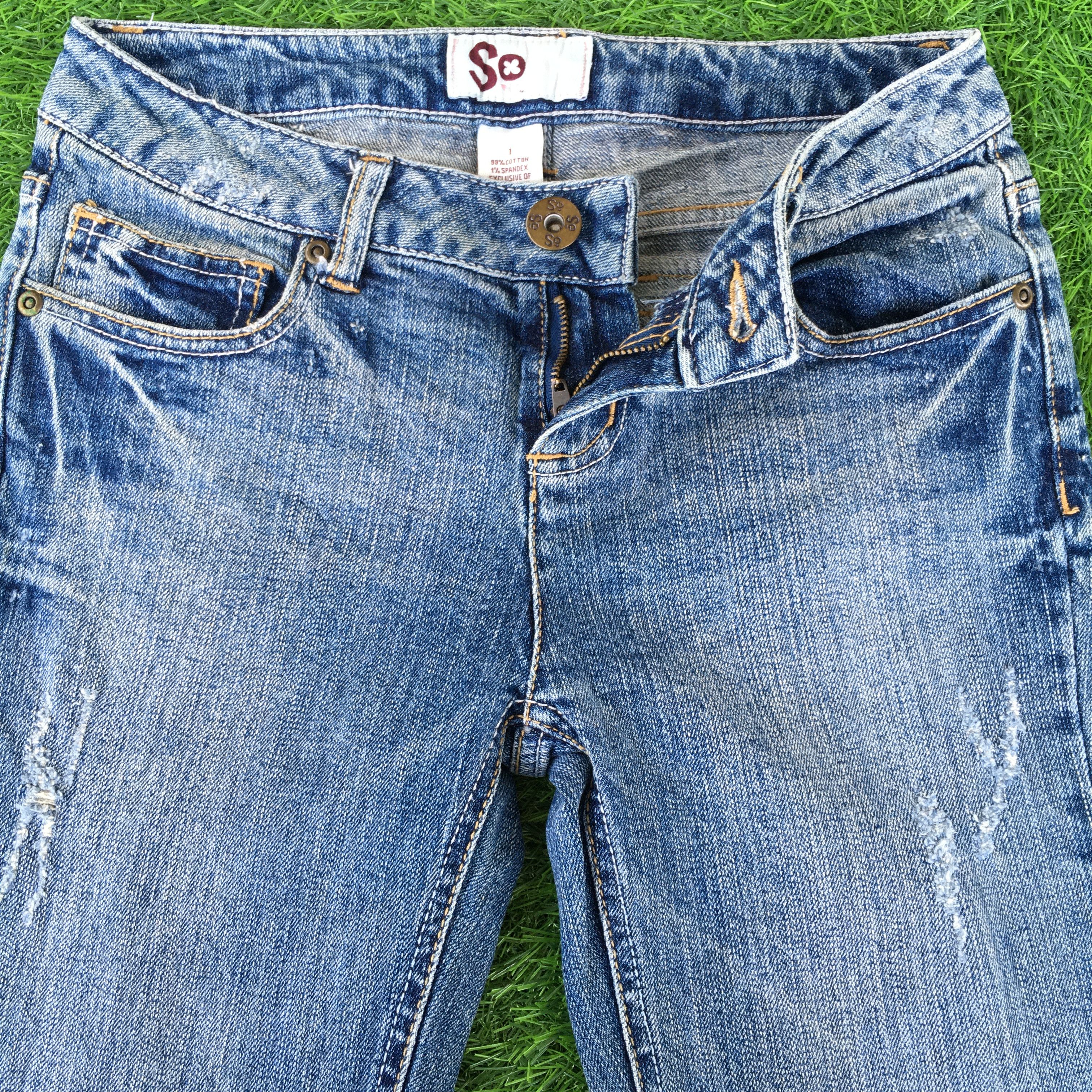 Designer Y2K Low Rise Bootcut Jeans D-1044 Size 24" / US 00 / IT 34 - 3 Thumbnail